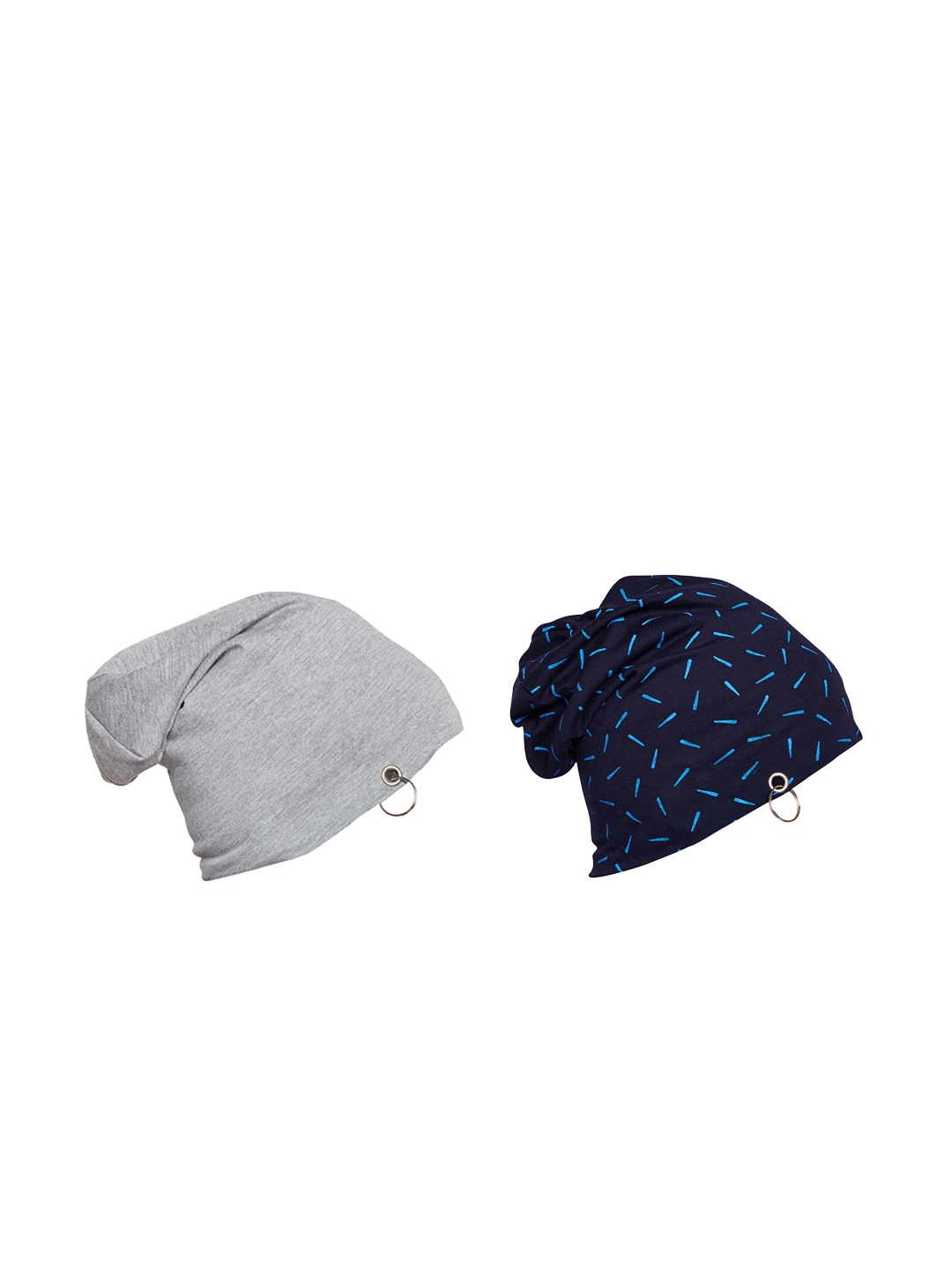 

VIMAL JONNEY Men Pack of 2 Beanies, Blue