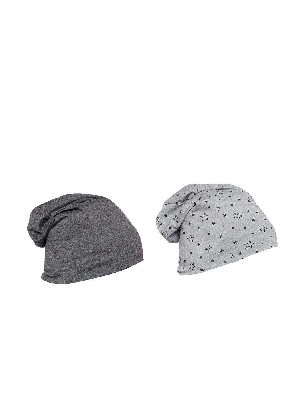 

VIMAL JONNEY Men Pack of 2 Beanie Cap, Grey