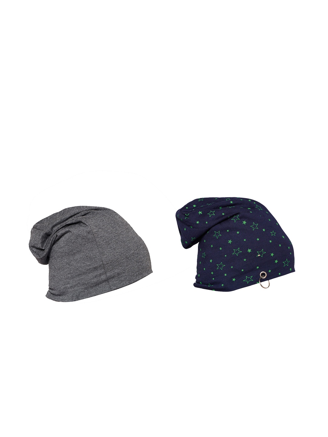 

VIMAL JONNEY Men Pack of 2 Beanie Cap, Grey