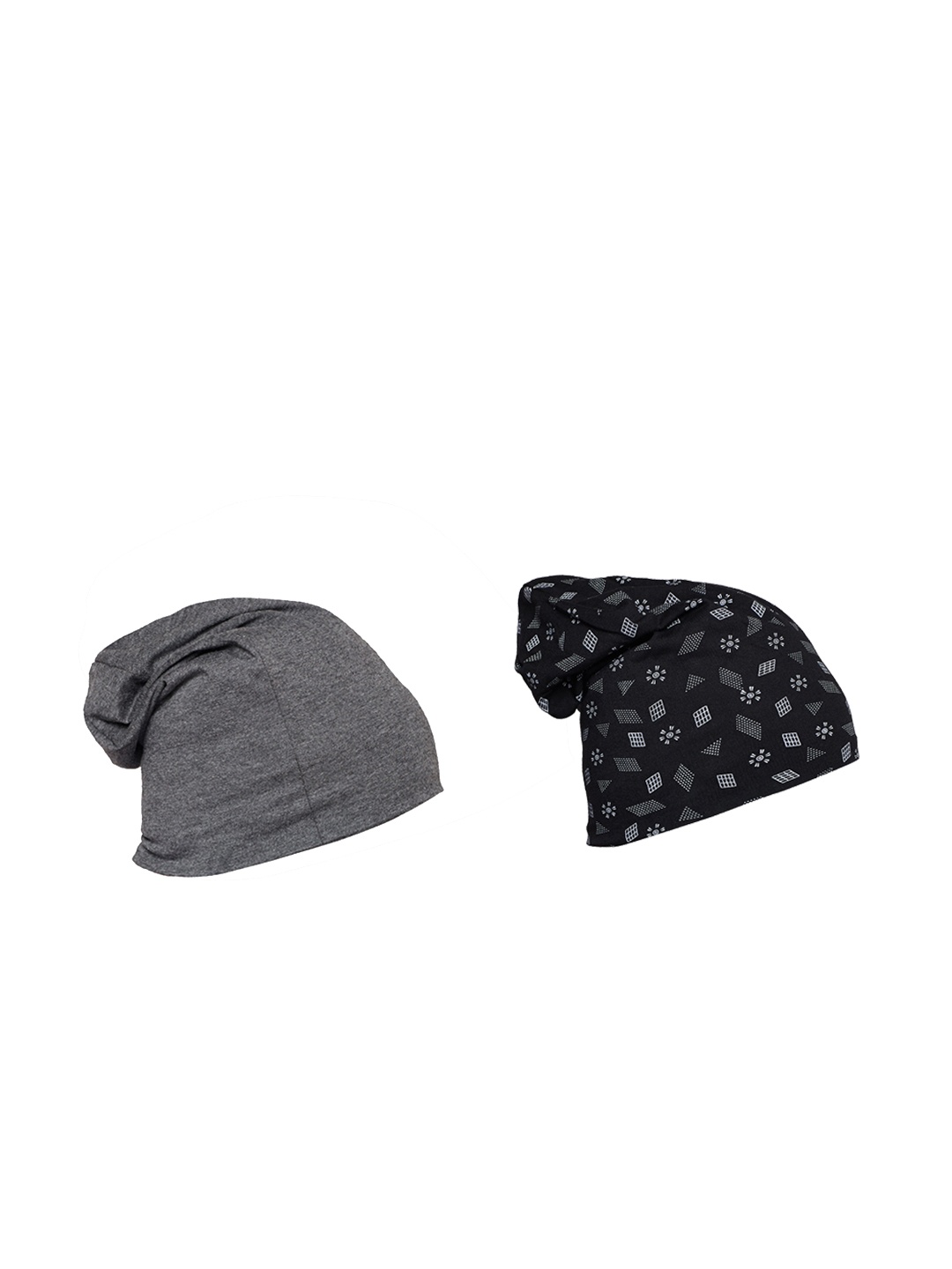 

VIMAL JONNEY Men Pack of 2 Beanie Cap, Grey