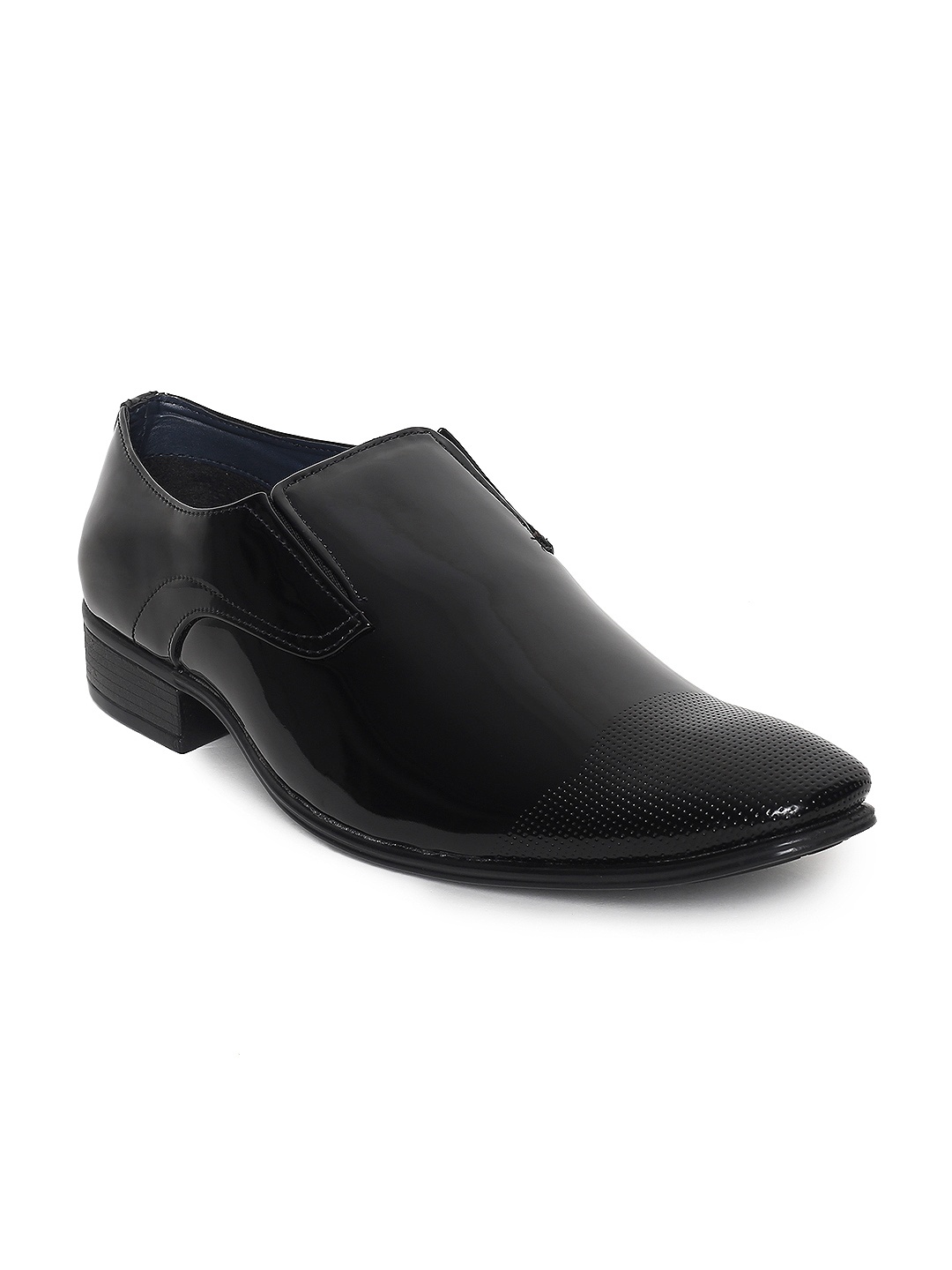 

San Frissco Men Black Slip-On Semiformal Shoes