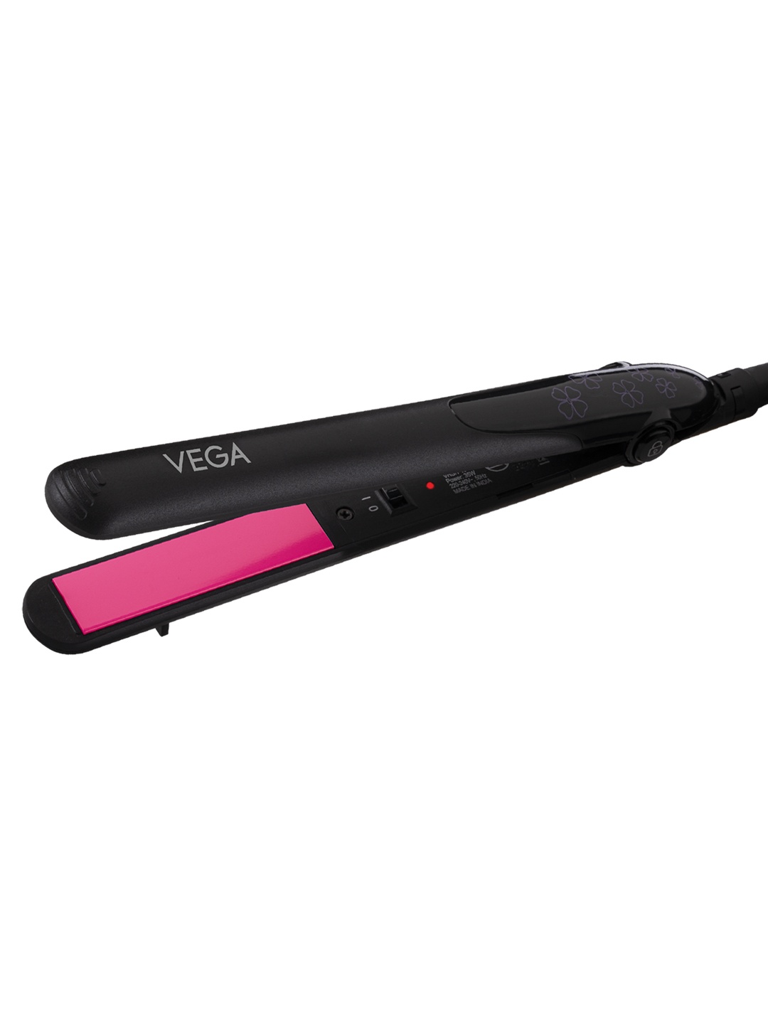 

VEGA Adore Hair Straightener with Ceramic Coated Plates & Quick Heat-Up VHSH-18, Black