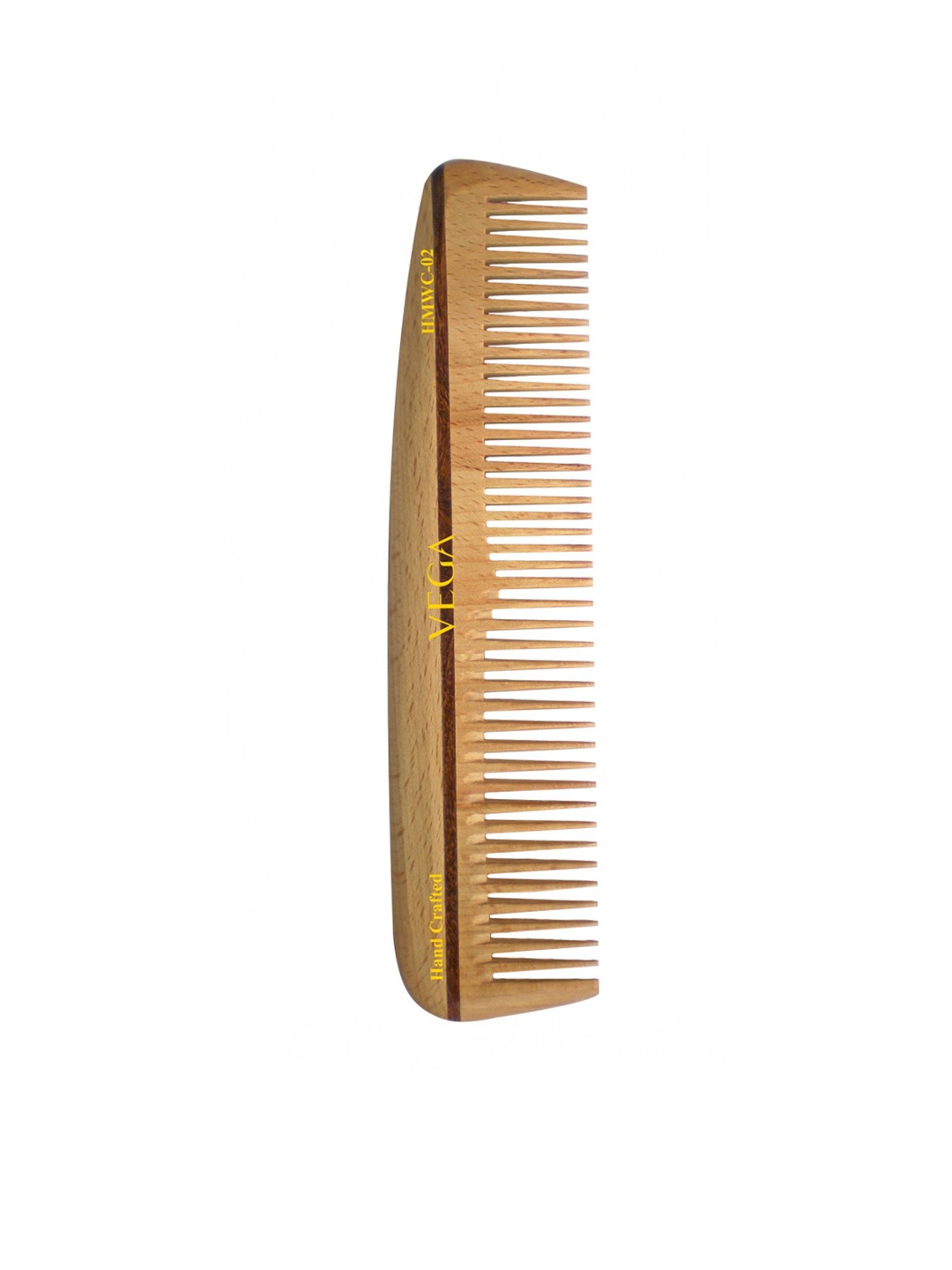 

VEGA Classic Wooden Handmade Hair Comb HMWC-02, Beige
