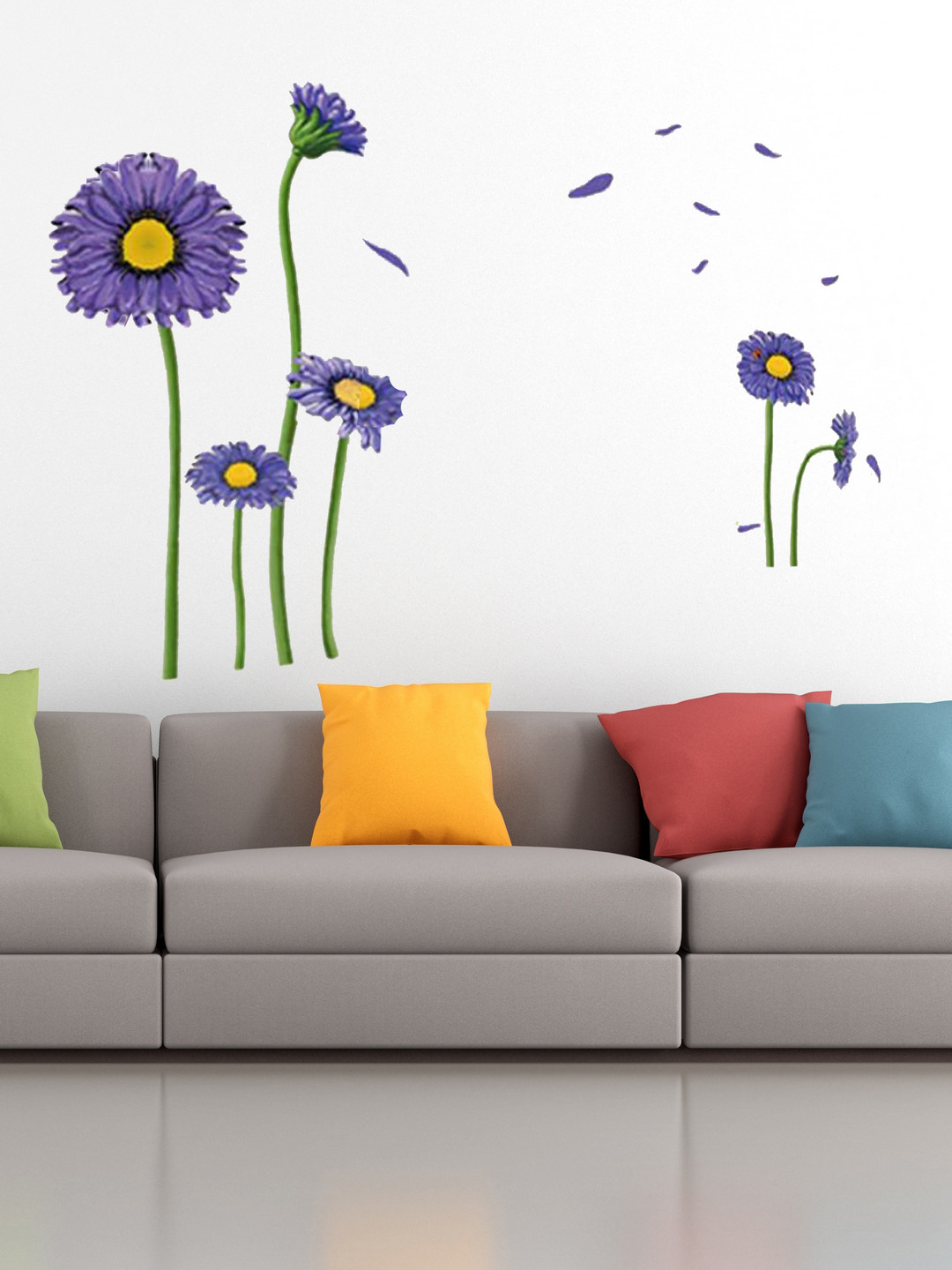 

Cortina Purple Floral Wall Sticker