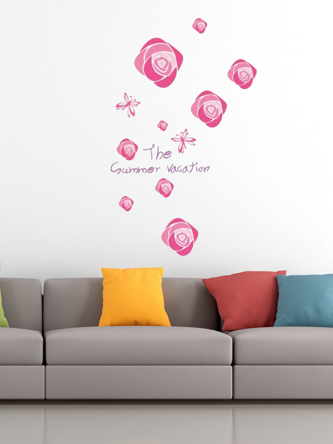

Cortina Pink Floral Wall Sticker