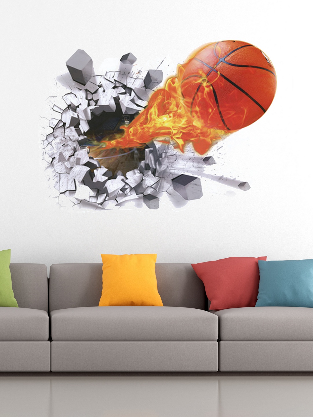 

Cortina Mutlicolour Abstract Wall Sticker, Multi