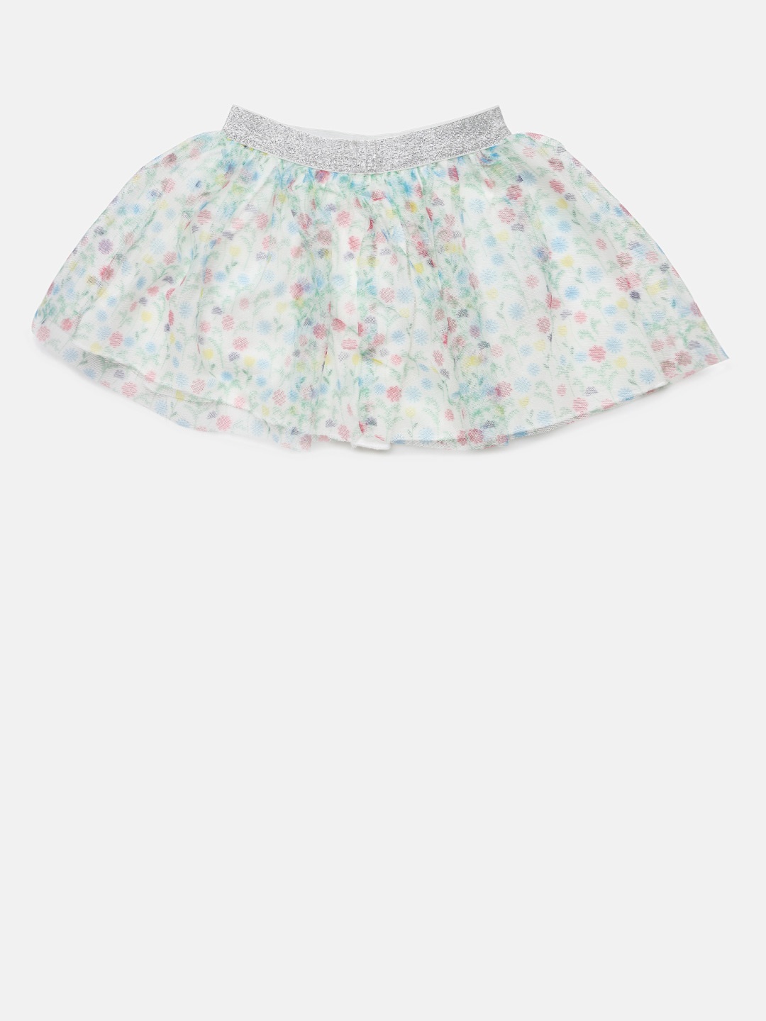 

MINI KLUB Girls Multicoloured Printed Flared Skirt, Multi