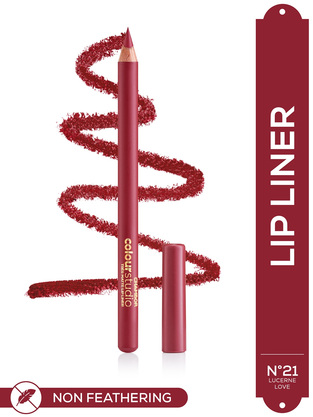 

Chambor Colour Studio Tres Matte Lip Liner 1.14 g - Lucerne Love 21, Red