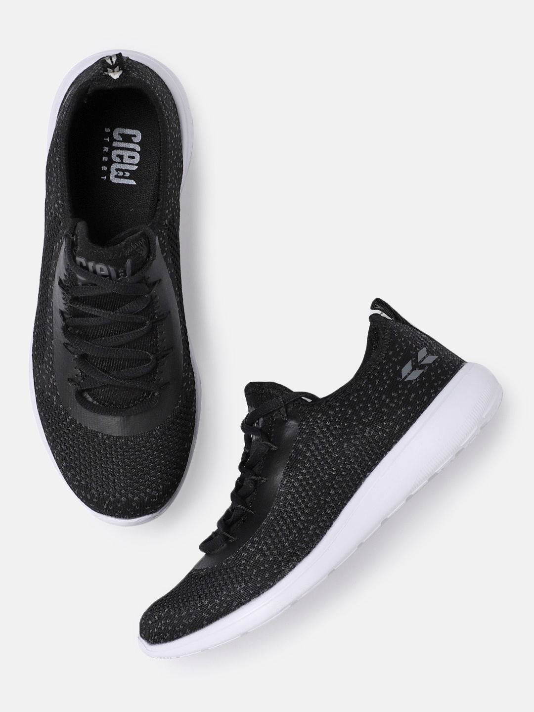 

Crew STREET Women Black Running Shoes