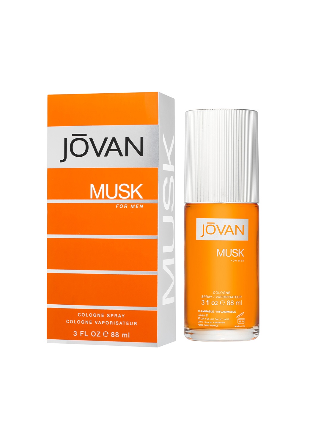 

Jovan Musk Men Eau de Cologne 88ml, Nude