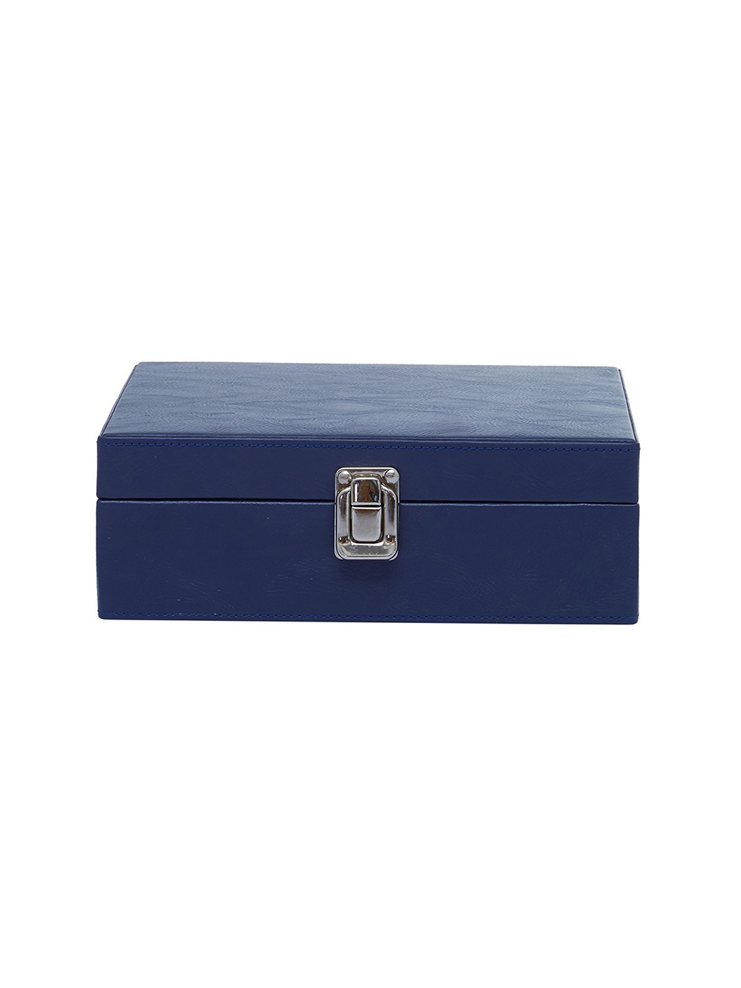 

Leather World Unisex 8 Slots Blue Watch Organiser Box