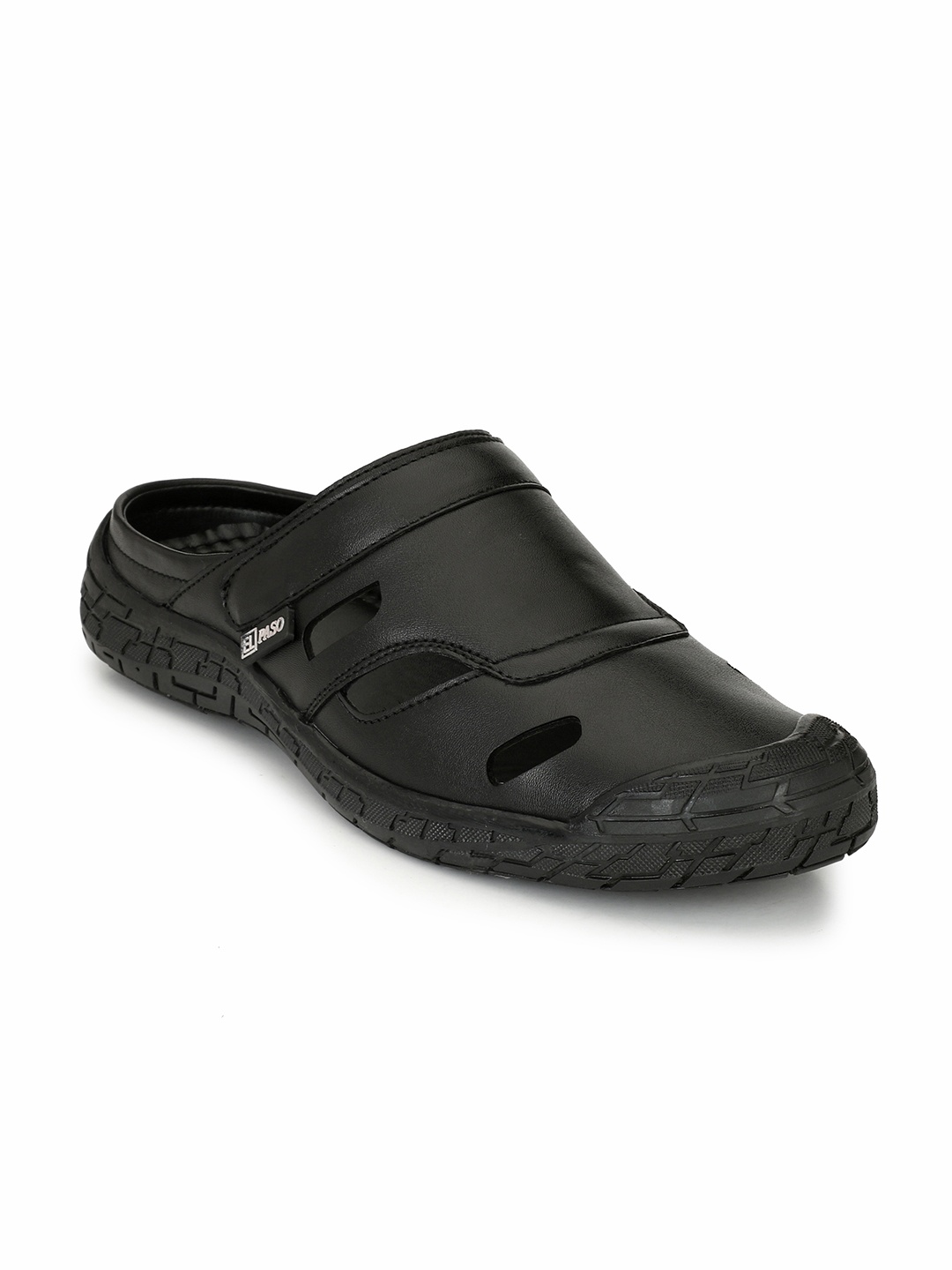 

El Paso Men Black Comfort Sandals