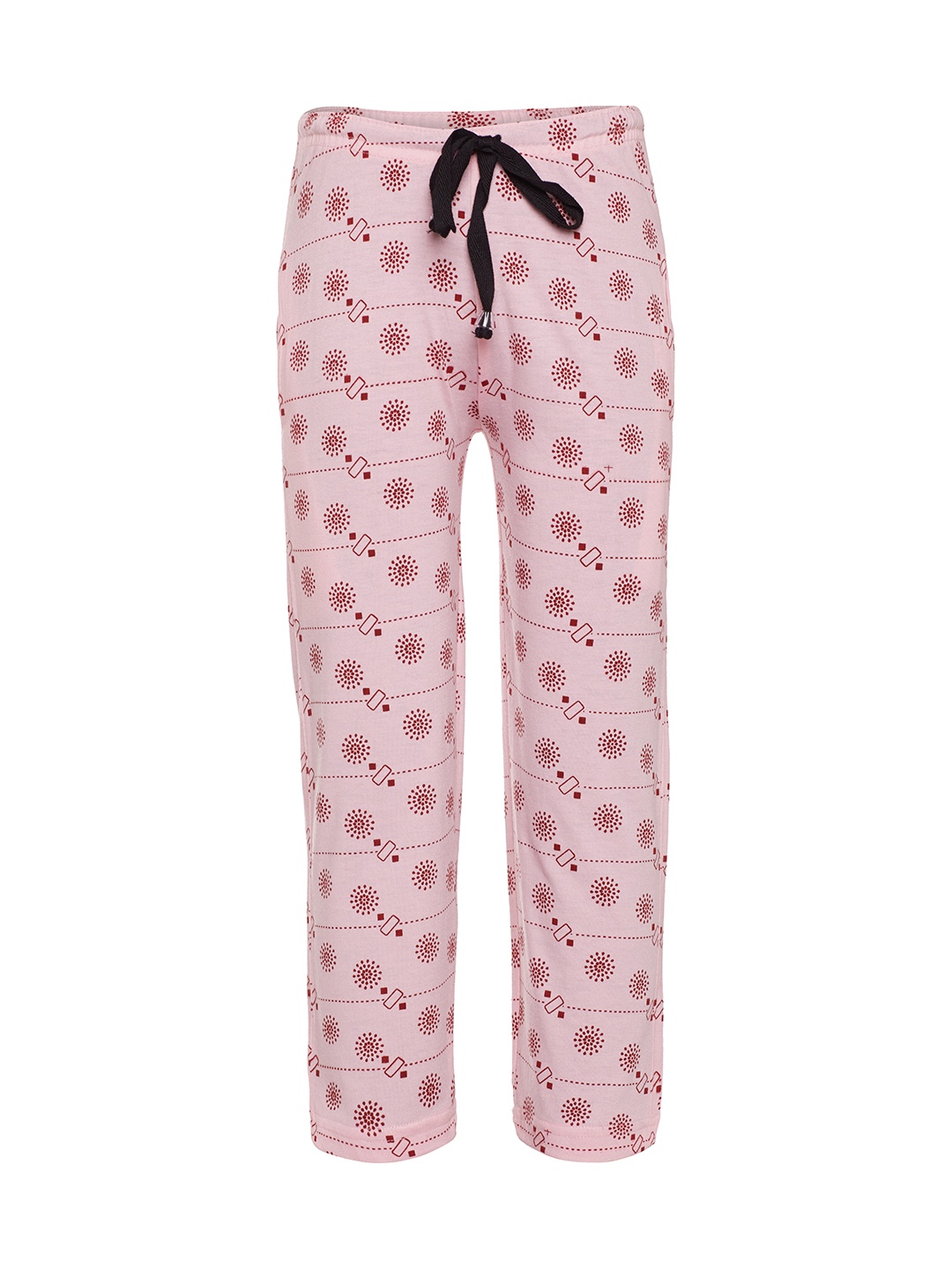 

VIMAL JONNEY Boys Pink Printed Trackpants