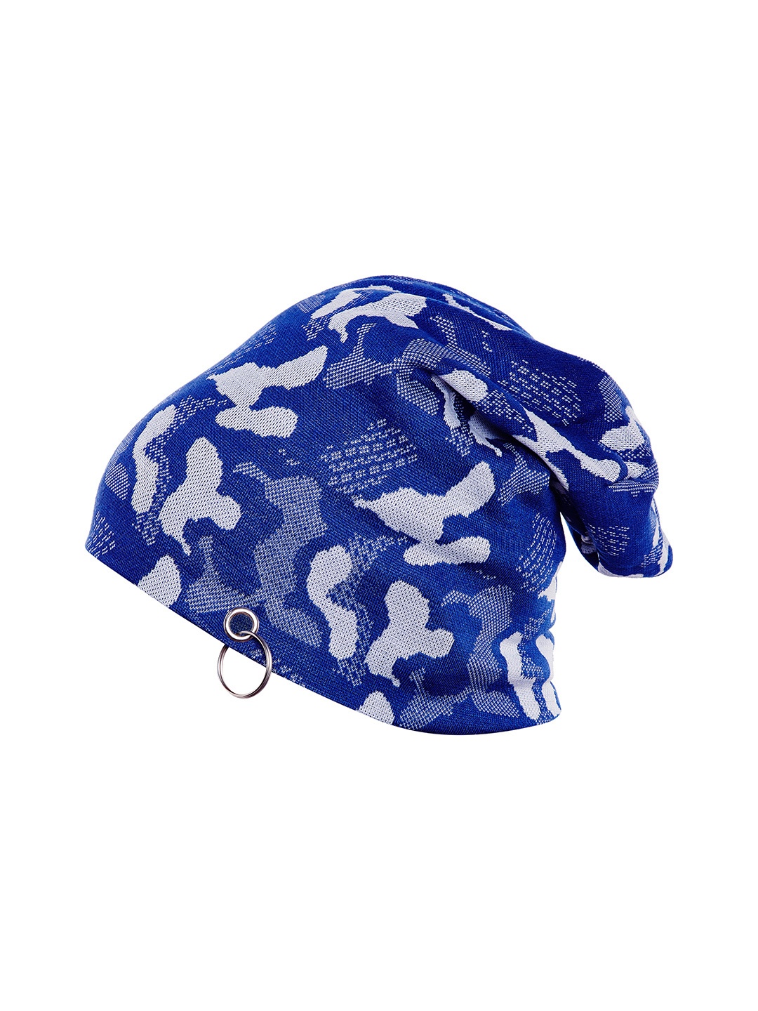 

VIMAL JONNEY Men Blue Printed Beanie