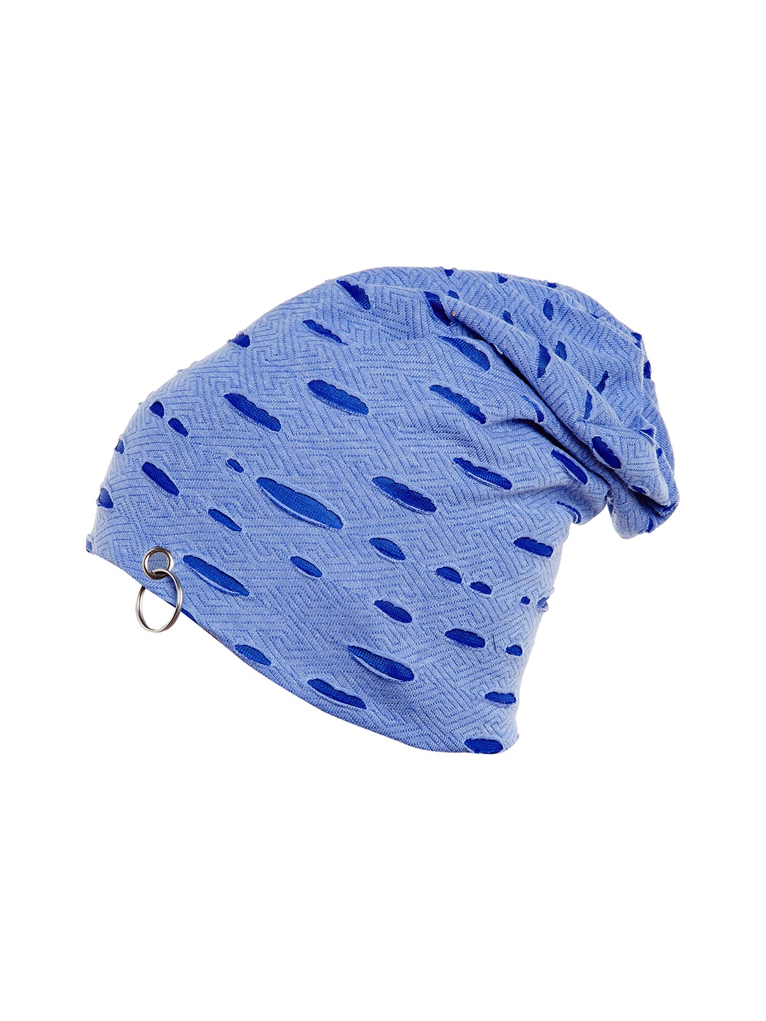 

VIMAL JONNEY Men Blue Solid Beanie