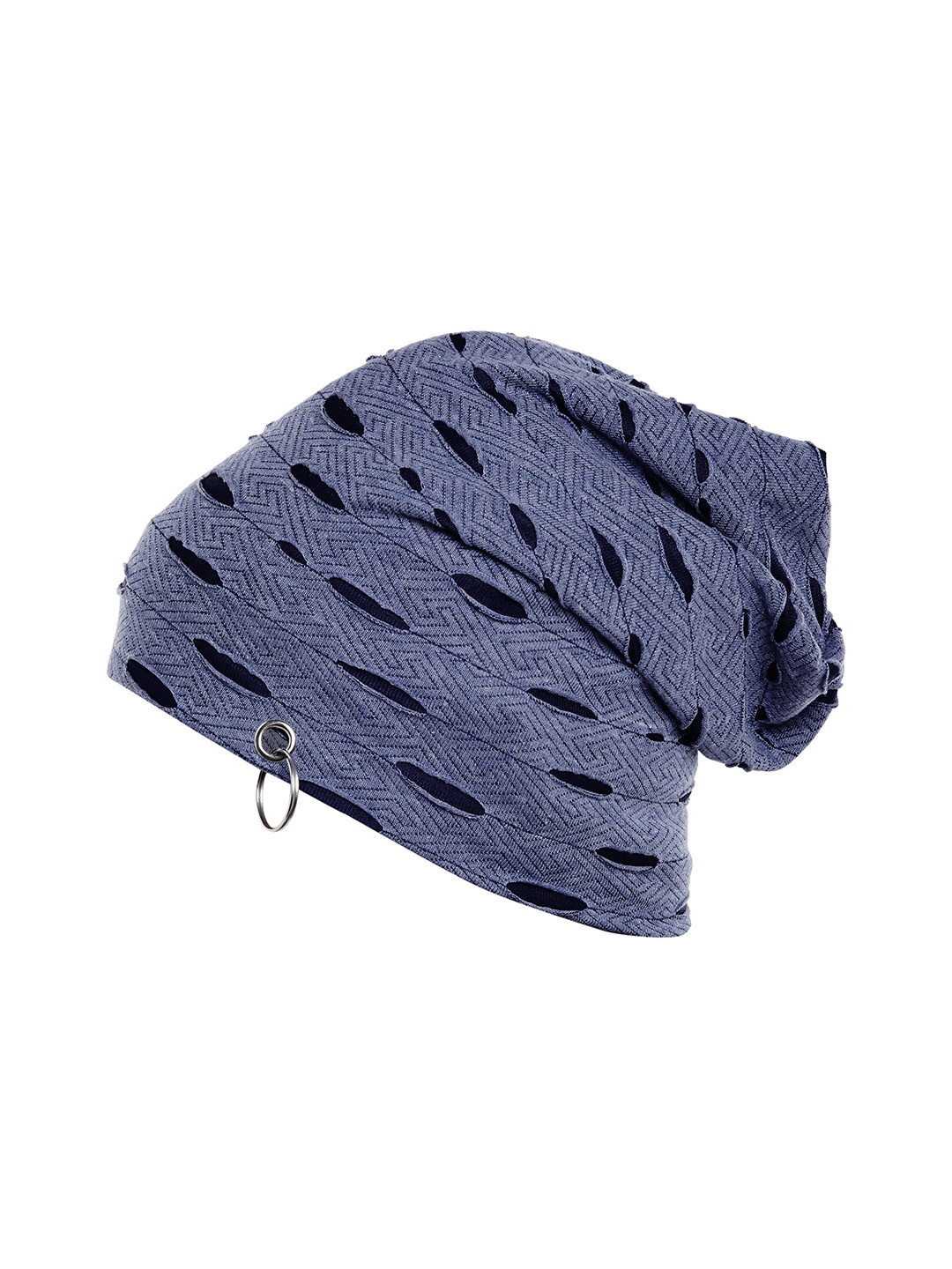 

VIMAL JONNEY Men Navy Blue Solid Beanie