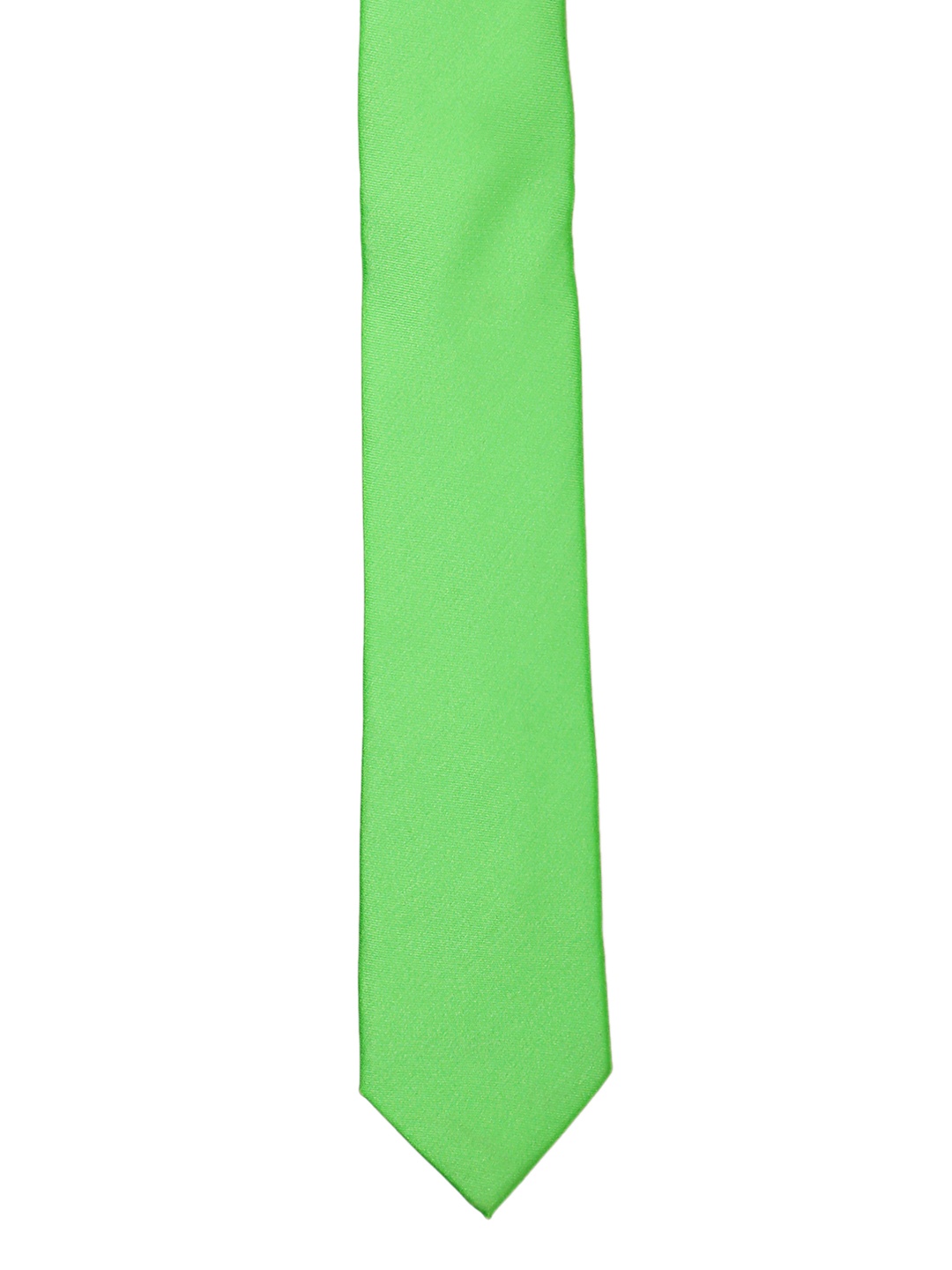 

Tossido Green Solid Broad Tie