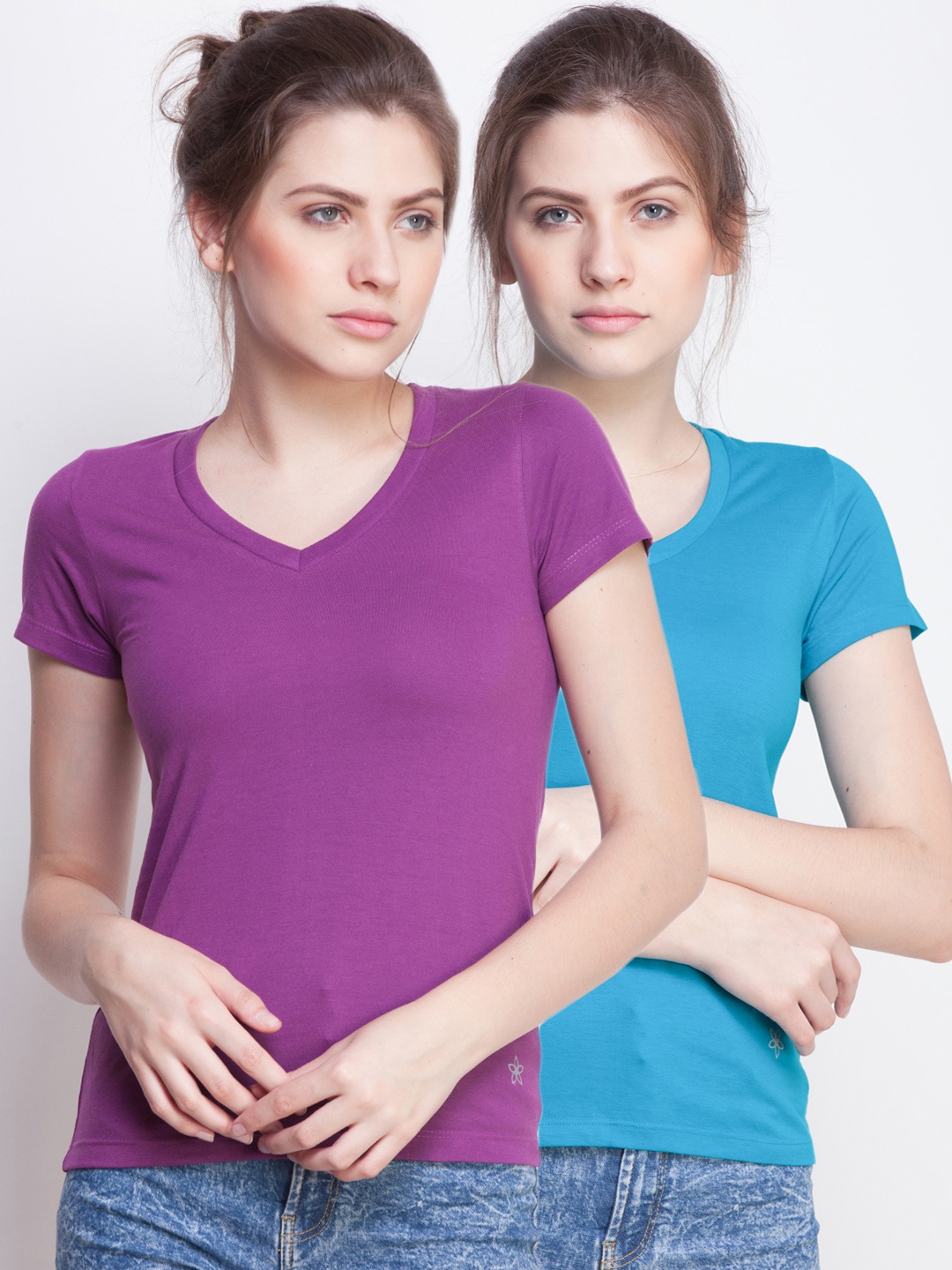 

Dollar Missy Pack of 2 T-shirts, Purple
