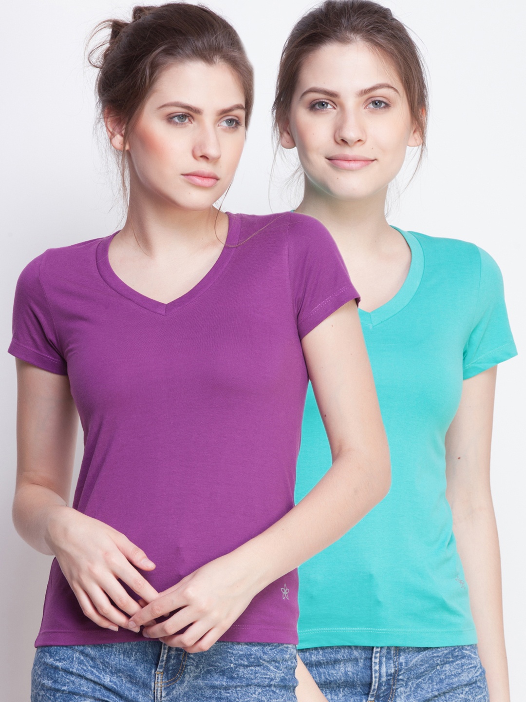 

Dollar Missy Pack of 2 T-shirts, Purple