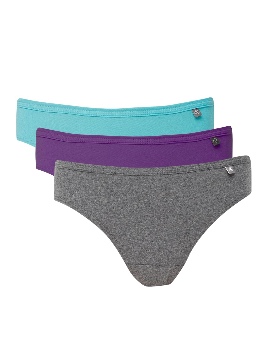 

Jockey Women Pack of 3 Assorted Medium Coverage Cotton Mid Waist Bikini 1410-0310