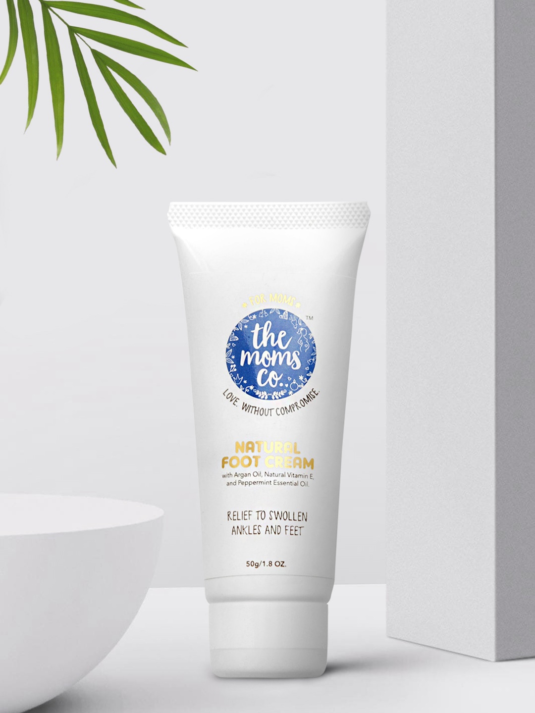 

The Moms Co Natural Foot Cream with Peppermint & Argan Oil 50 g, White