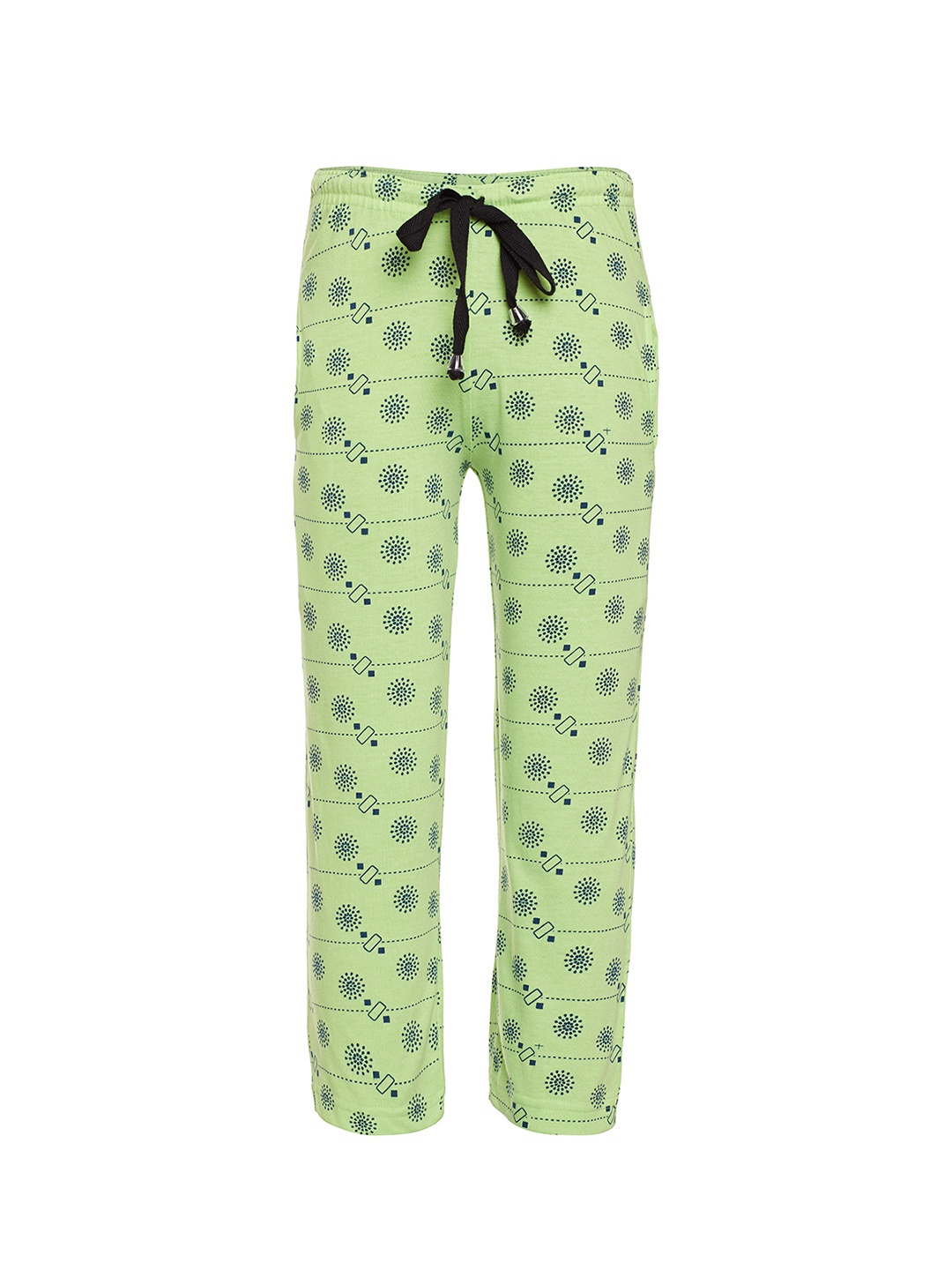 

MACK JONNEY Girls Green Printed Trackpants