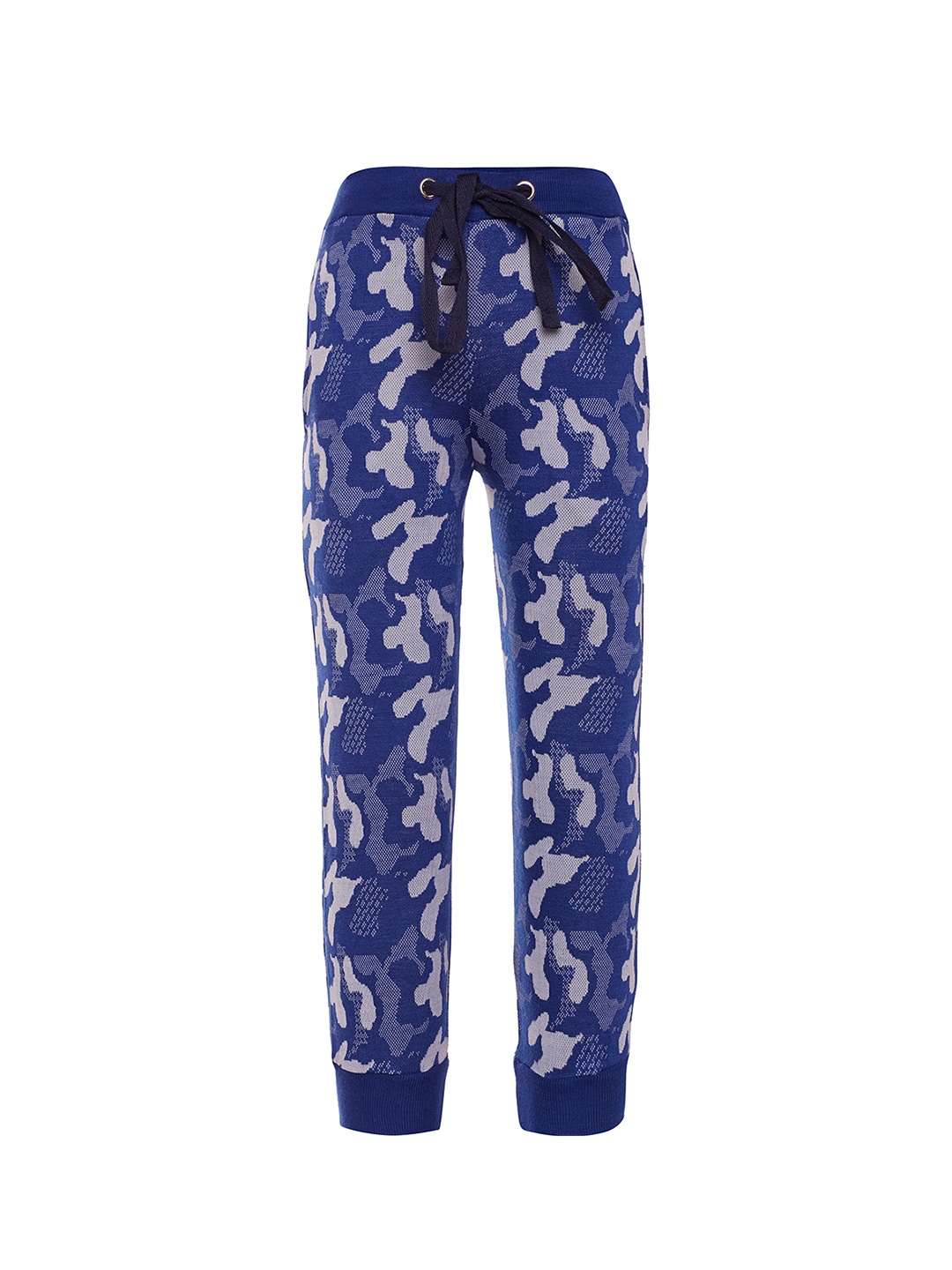 

VIMAL JONNEY Girls Blue Printed Joggers
