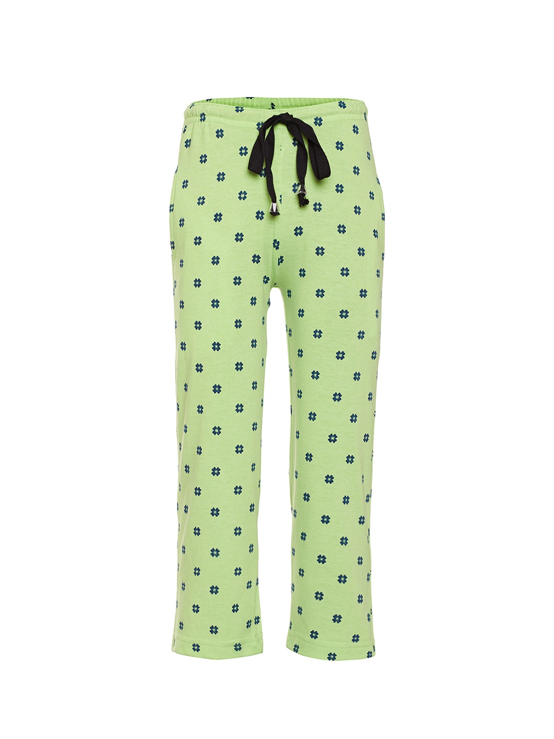 

MACK JONNEY Girls Green Printed Trackpants