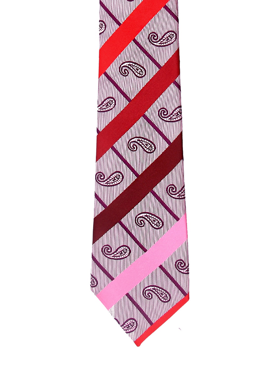 

Tossido Men Pink Woven Design Broad Tie