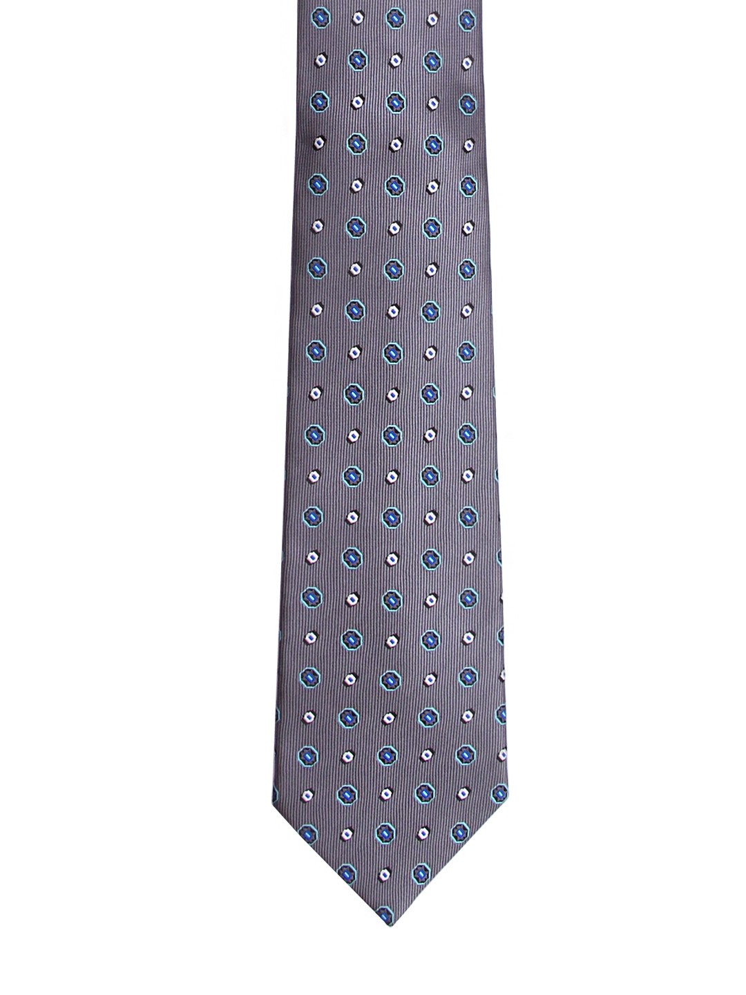 

Tossido Men Grey Woven Design Broad Tie