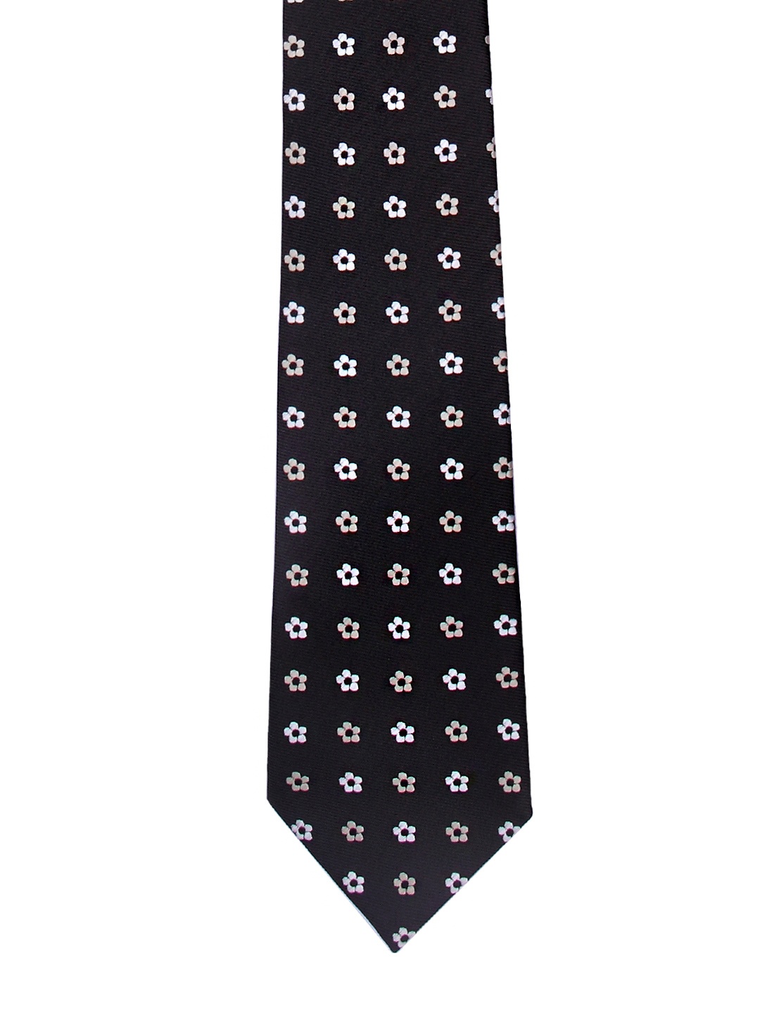 

Tossido Men Black Woven Design Broad Tie