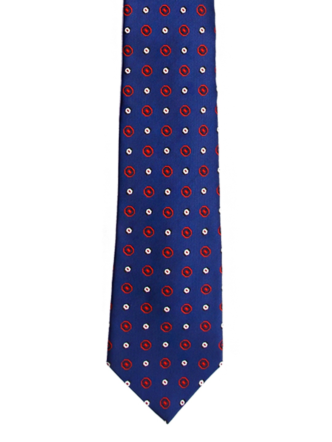 

Tossido Blue Woven Design Broad Tie