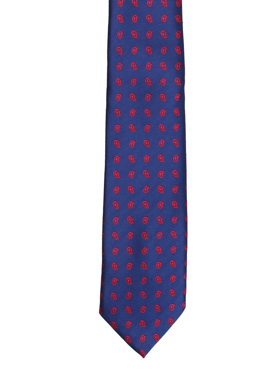 

Tossido Navy Blue Printed Broad Tie