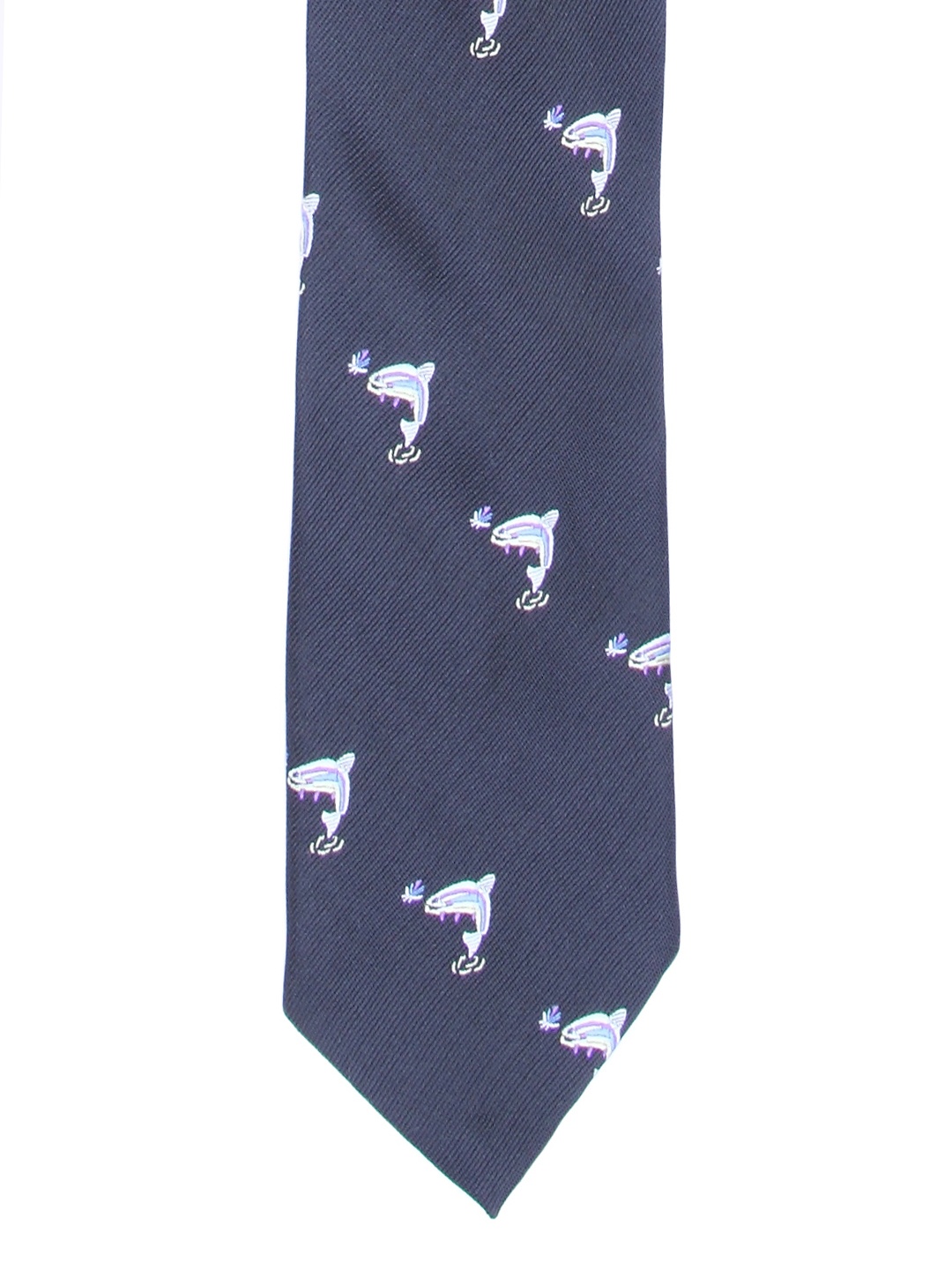 

Tossido Blue Woven Design Broad Tie
