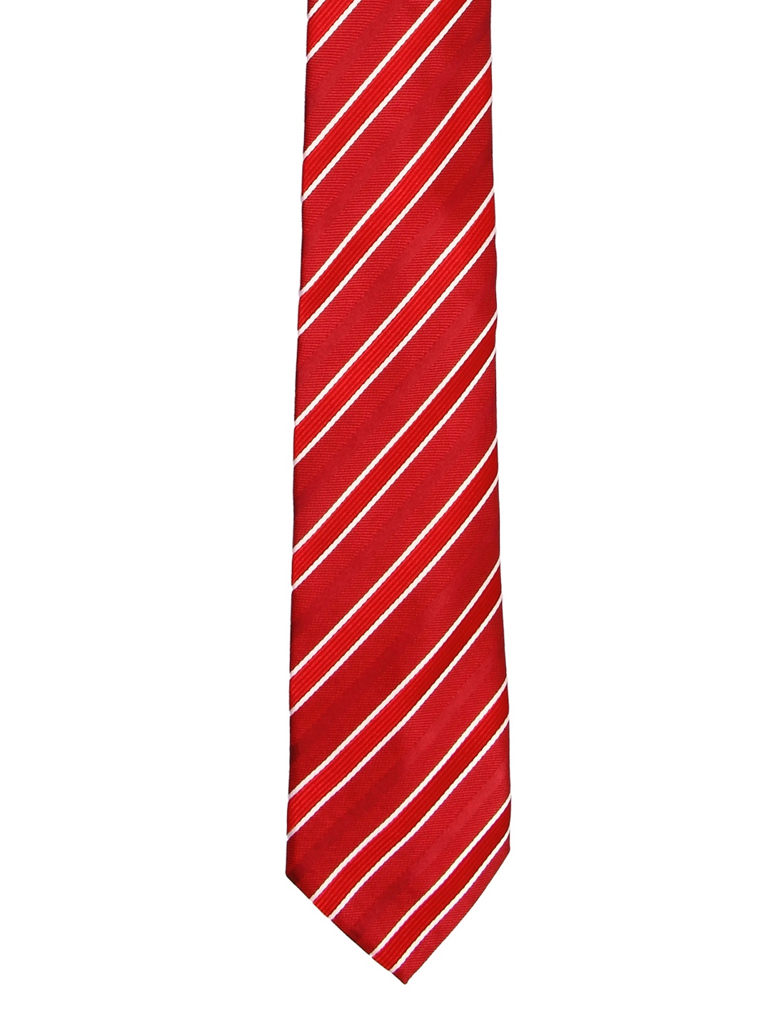 

Tossido Red Striped Broad Tie