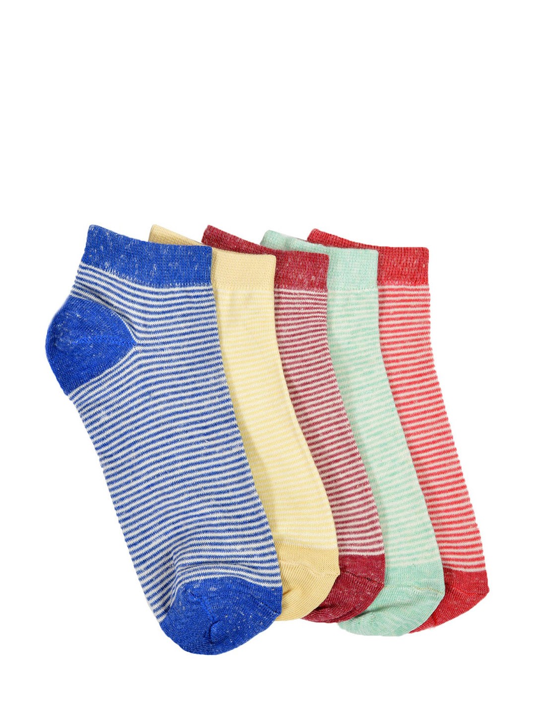 

MARC Women Set of 5 Ankle-Length Socks, Multi
