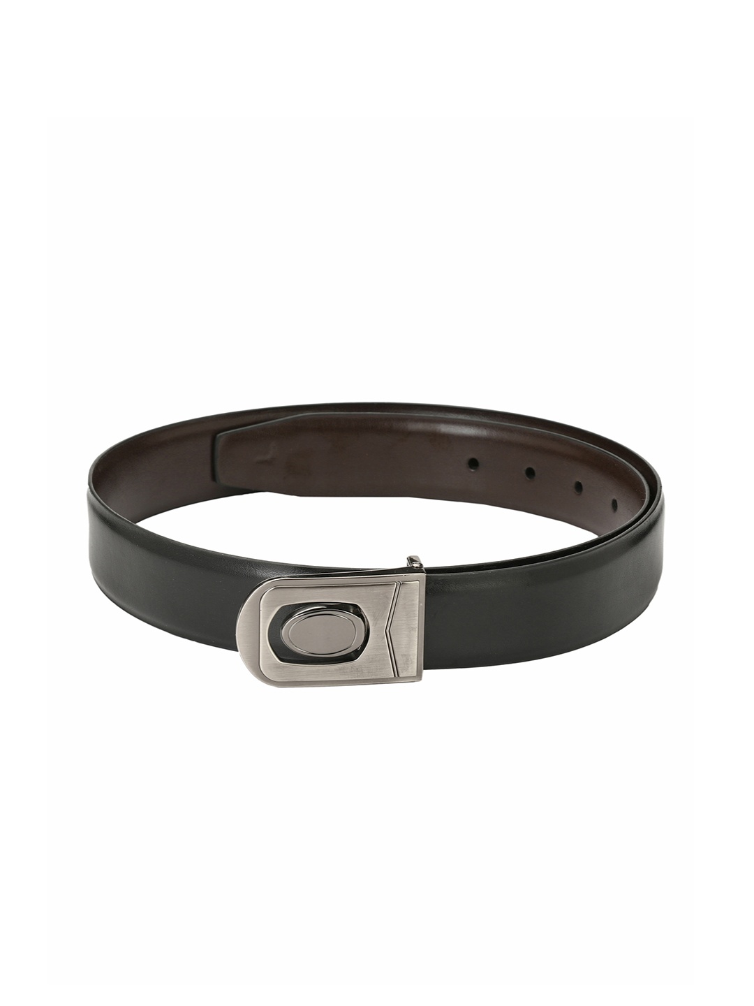 

Pacific Gold Men Black & Brown Reversible Solid Belt