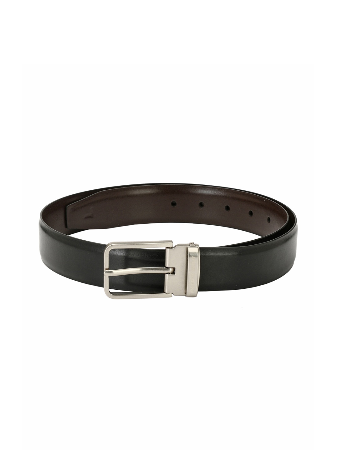 

Pacific Gold Men Black & Brown Reversible Solid Belt
