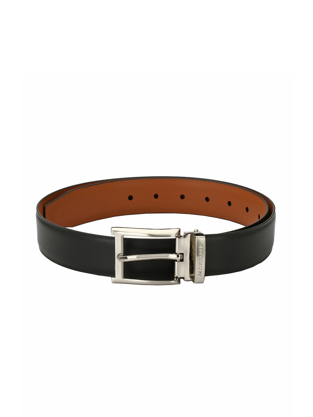 

Pacific Gold Men Black & Brown Reversible Solid Belt