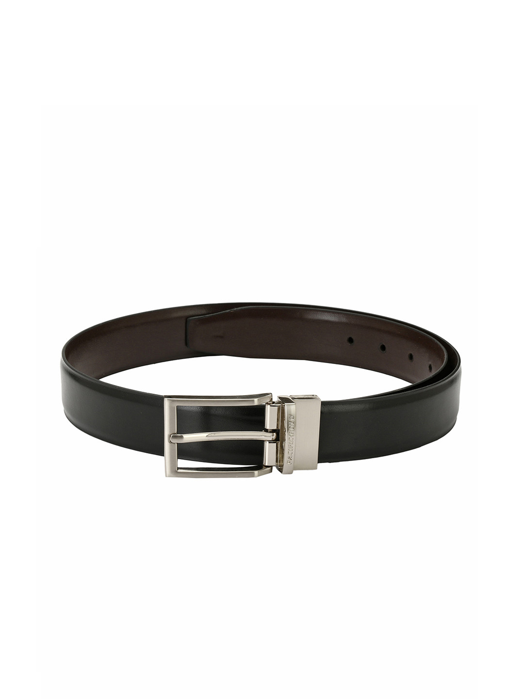 

Pacific Gold Men Black & Brown Reversible Solid Belt