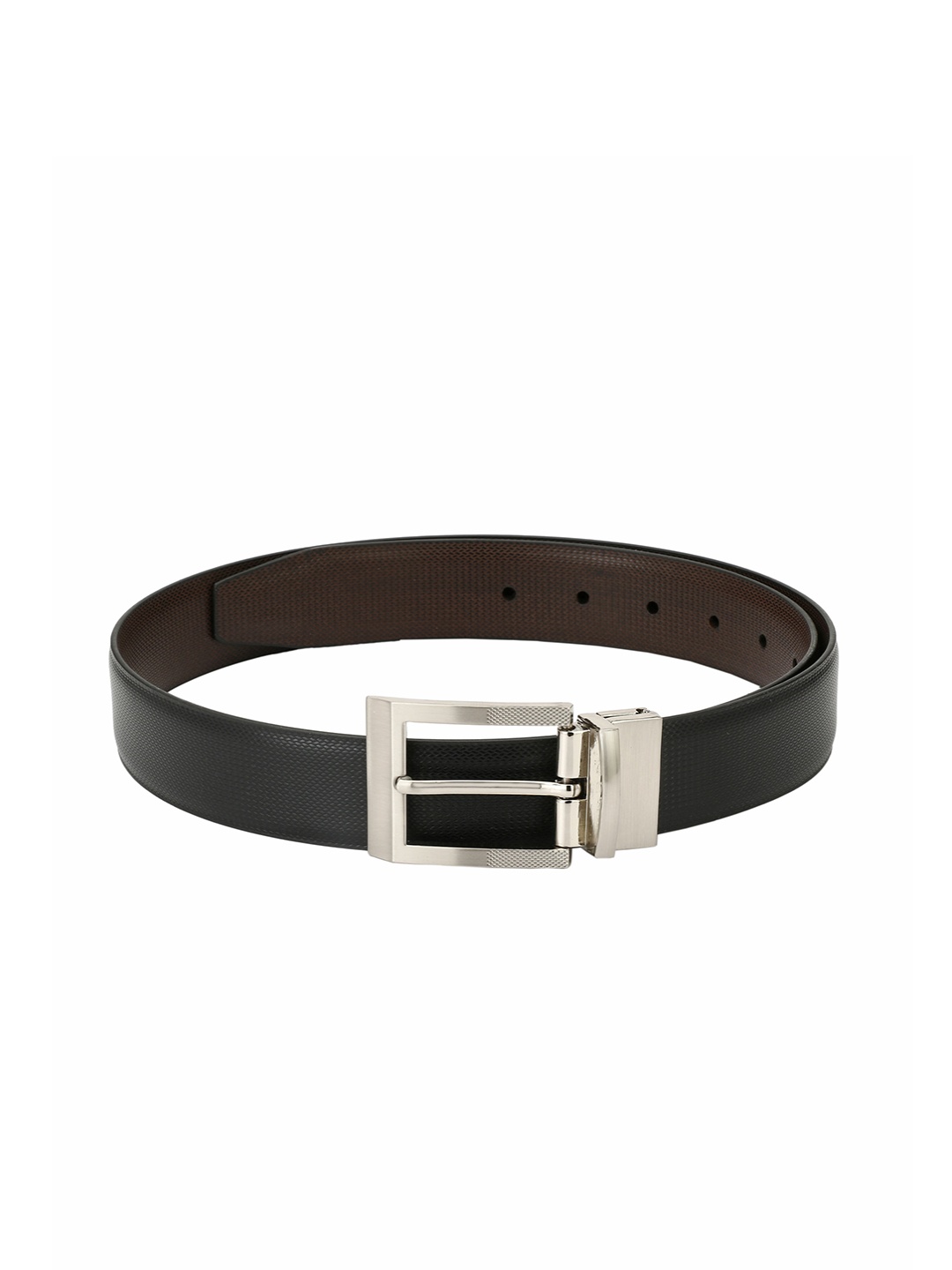 

Pacific Gold Men Black & Brown Reversible Solid Belt