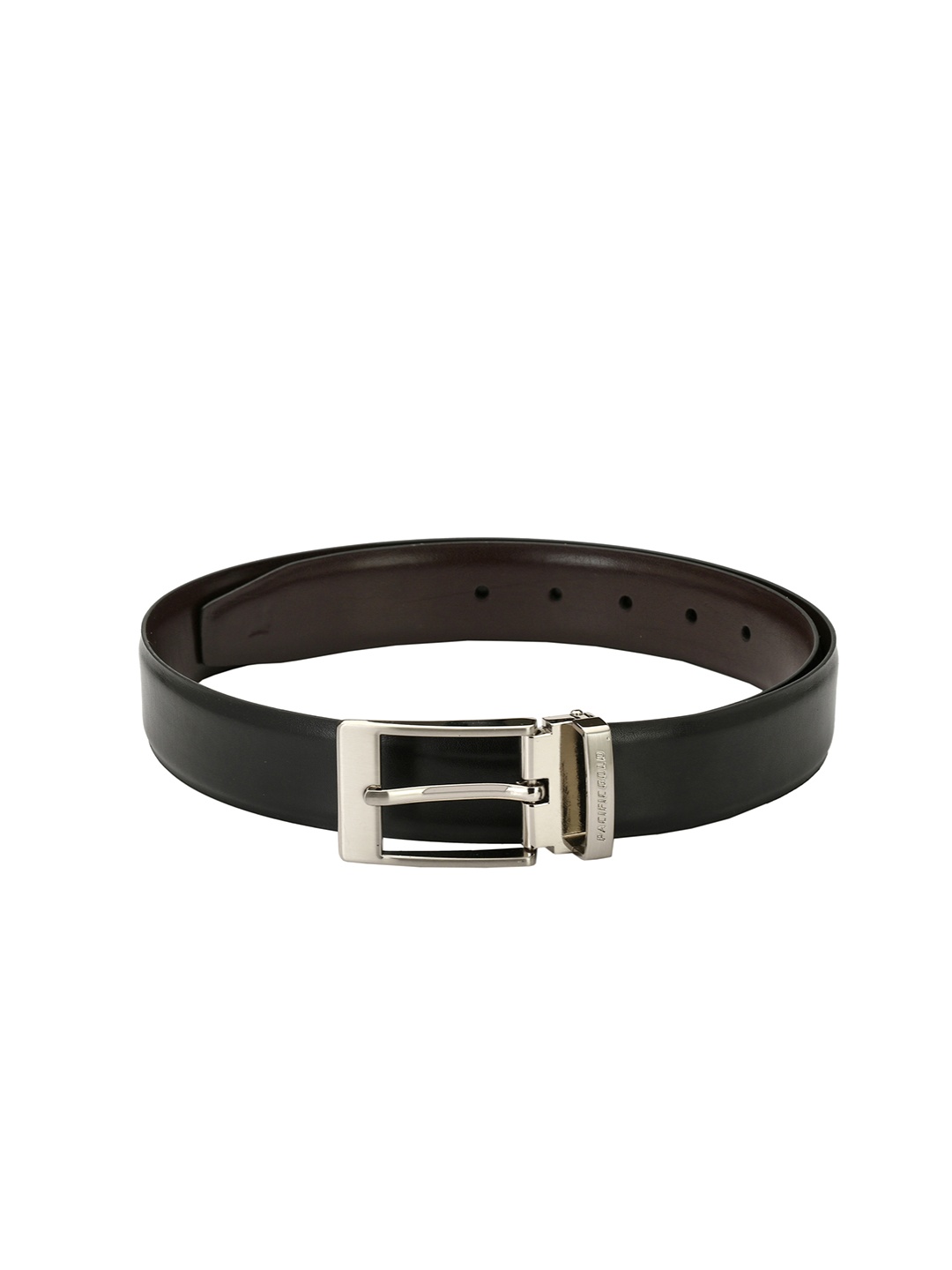 

Pacific Gold Men Black & Brown Solid Reversible Belt