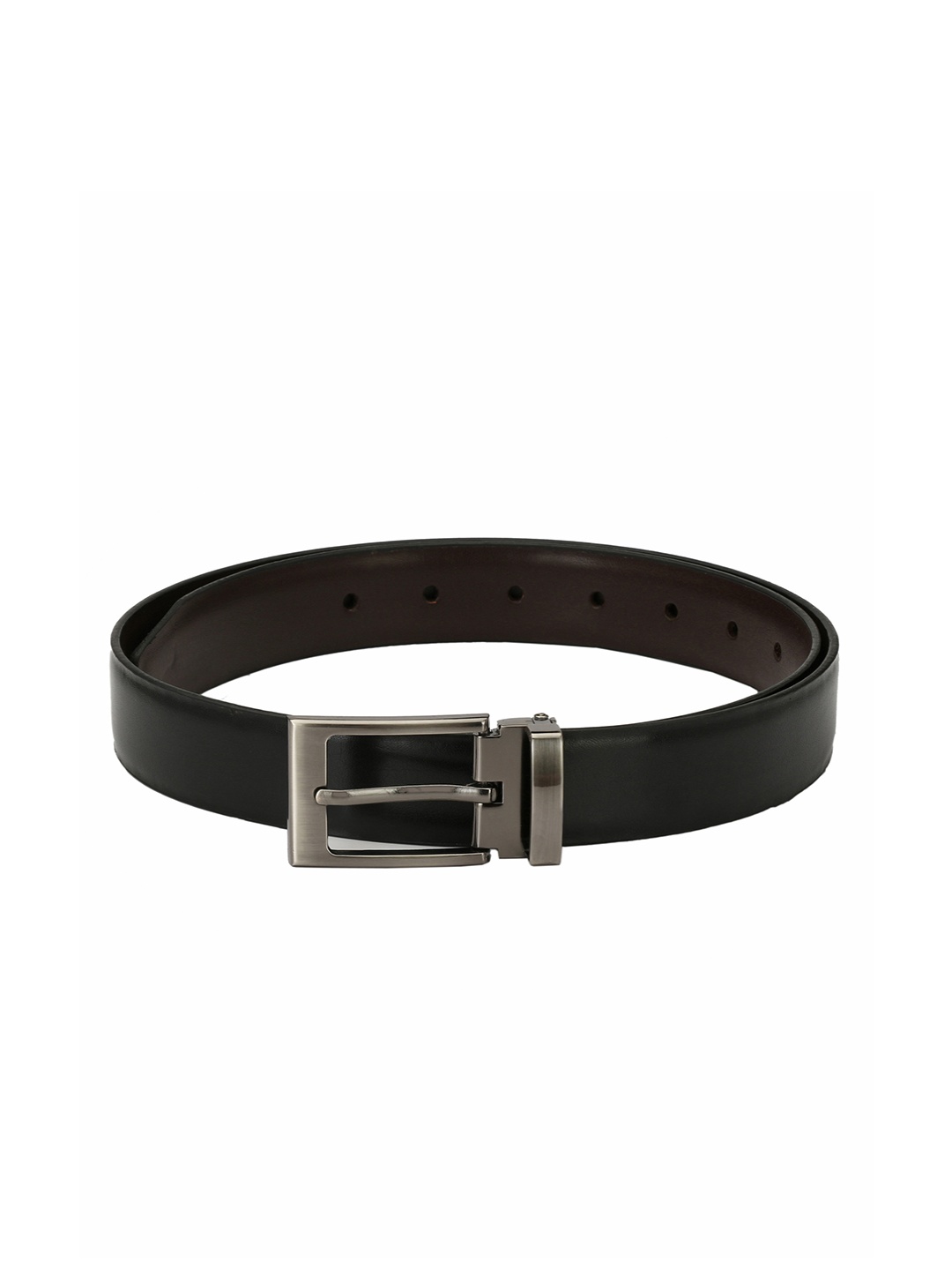 

Pacific Gold Men Black & Brown Reversible Solid Belt