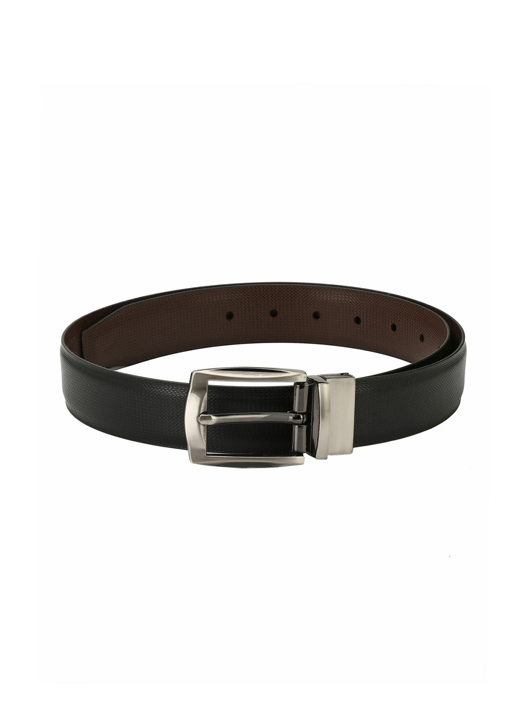 

Pacific Gold Men Black & Brown Reversible Solid Belt