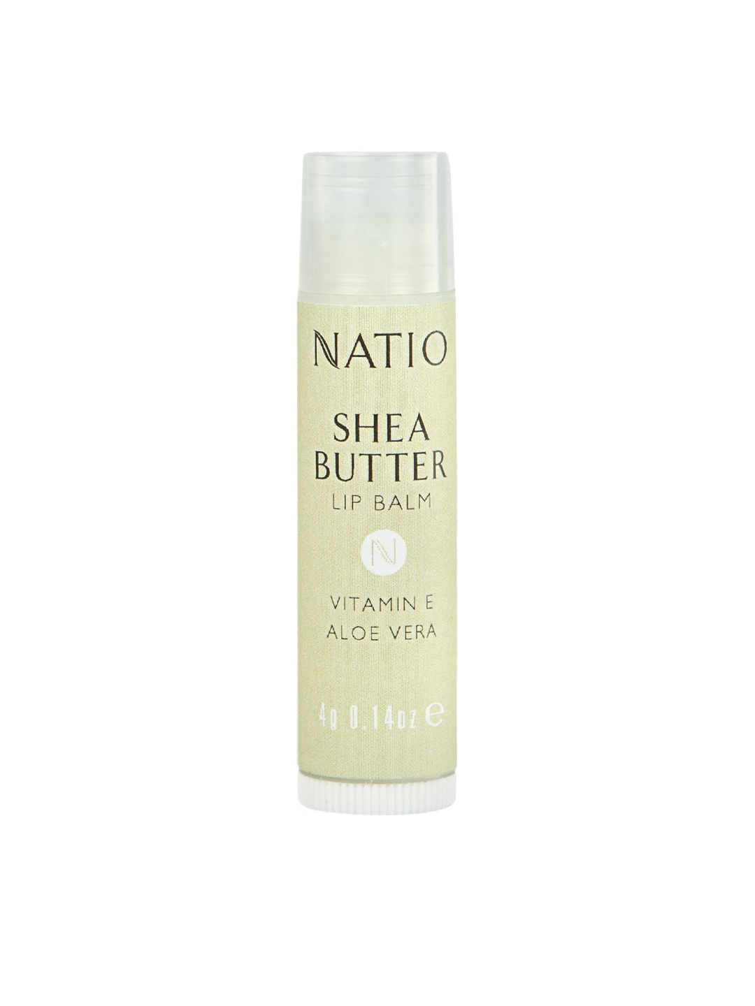 

Natio Shea Butter Lip Balm, White