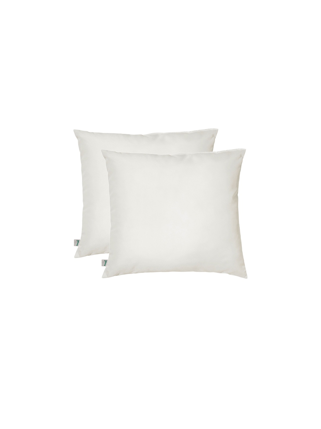 

Athom Trendz Set of 2 White Solid Cushions