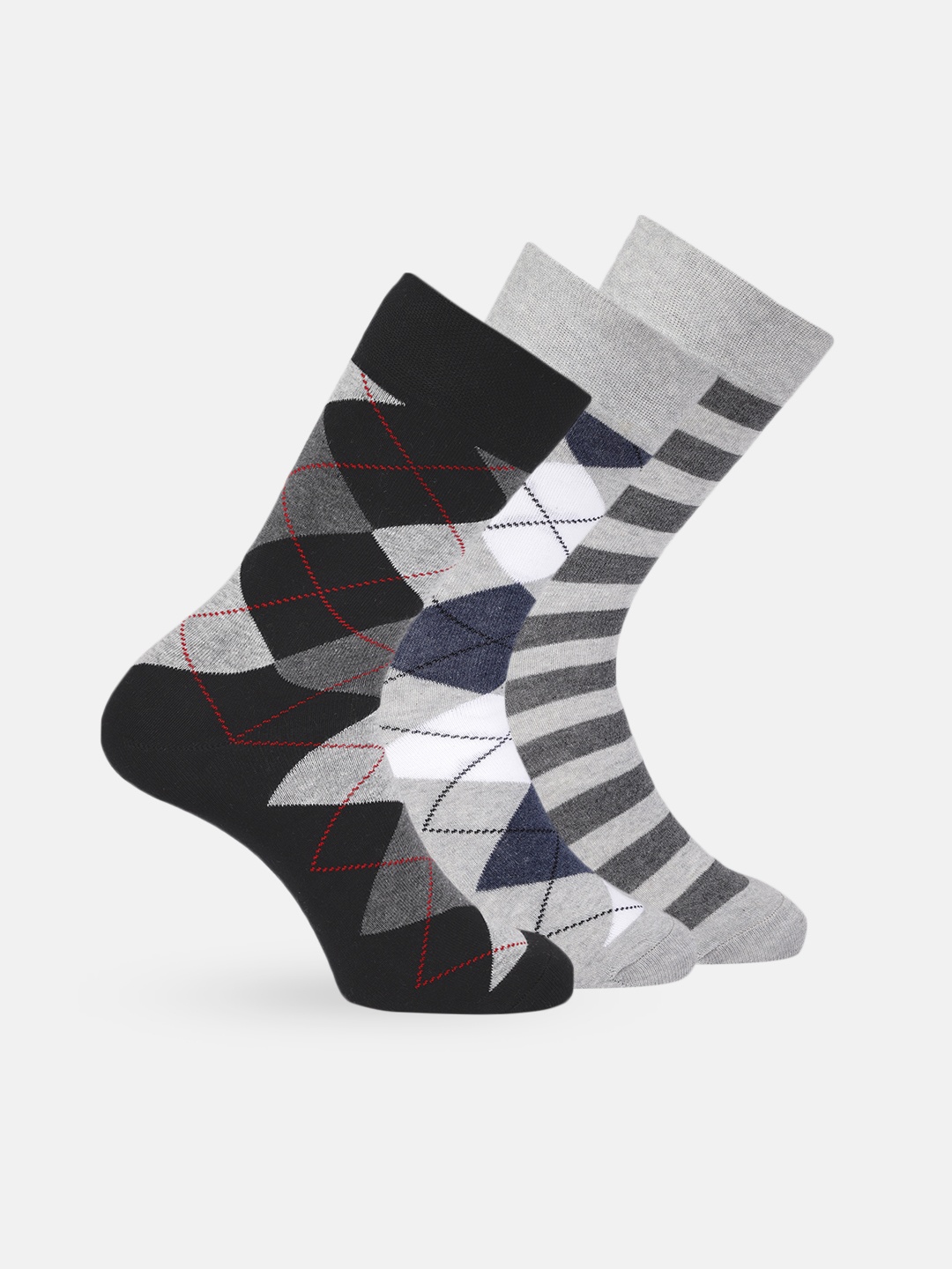 

Mast & Harbour Men Set of 3 Socks, Multi