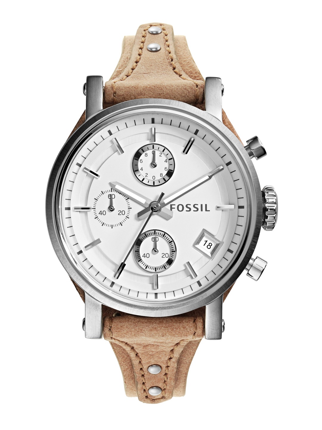 

Fossil Women Silver-Toned Analogue Watch ES3625