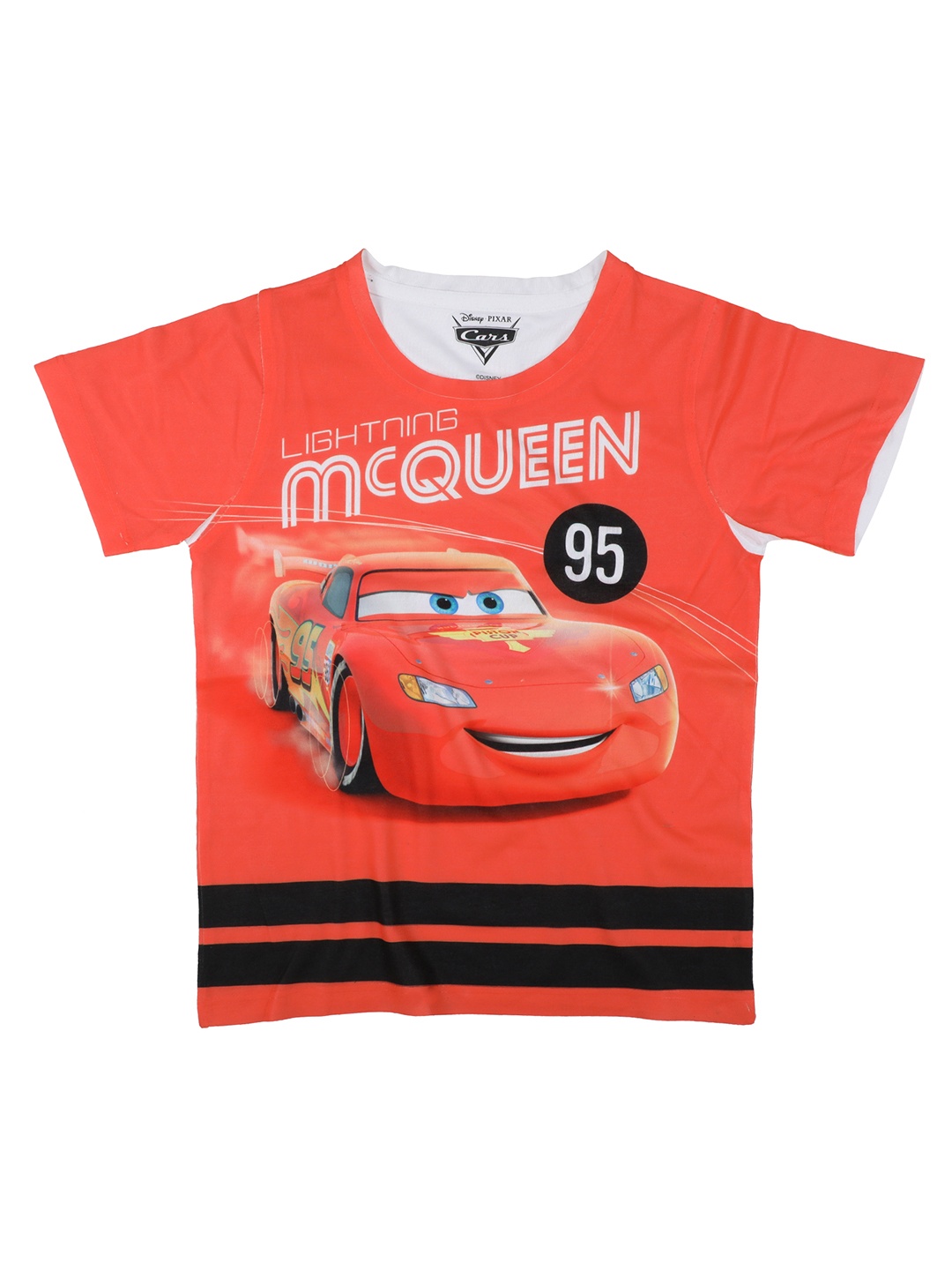 

Disney by Wear Your Mind Boys Red Printed Round Neck T-shirt