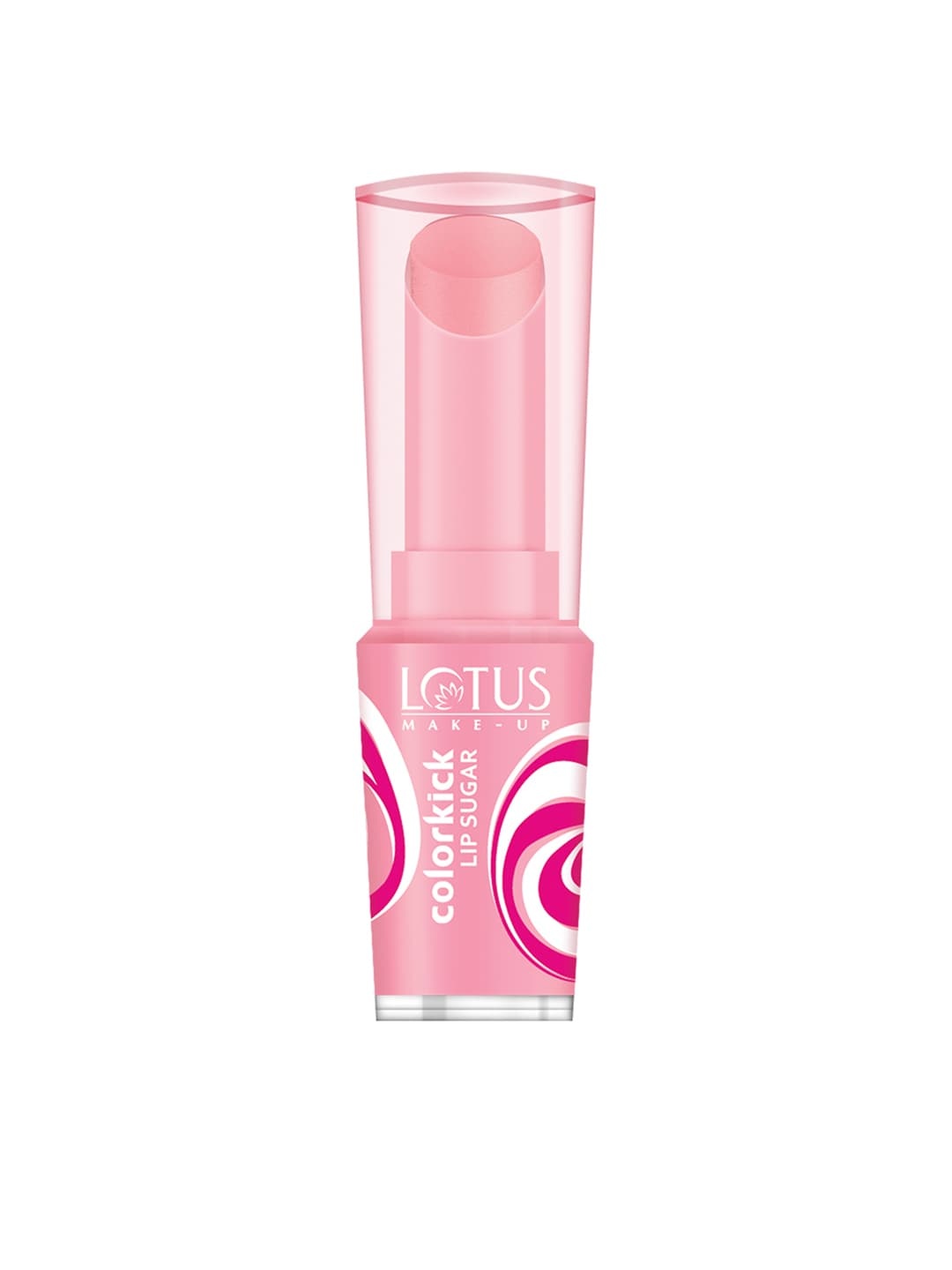 

Lotus Herbals Sustainable SPF 20 Colourkick Lip Balm - Sugar Coral S4, Pink